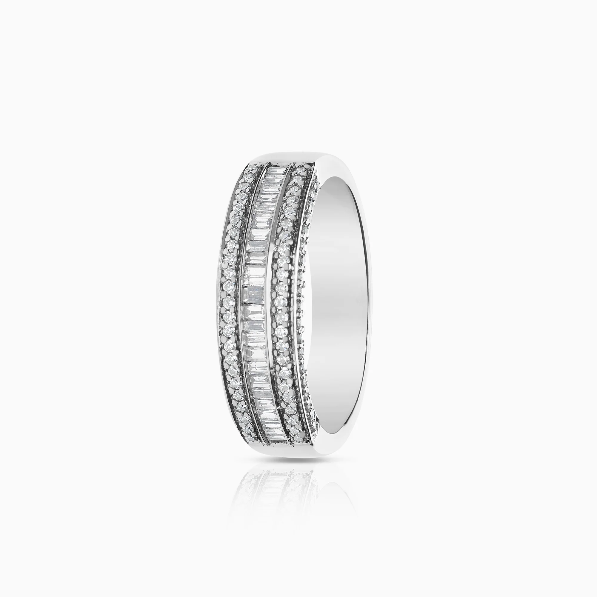 Diamond ring 0.65ct 18K white gold