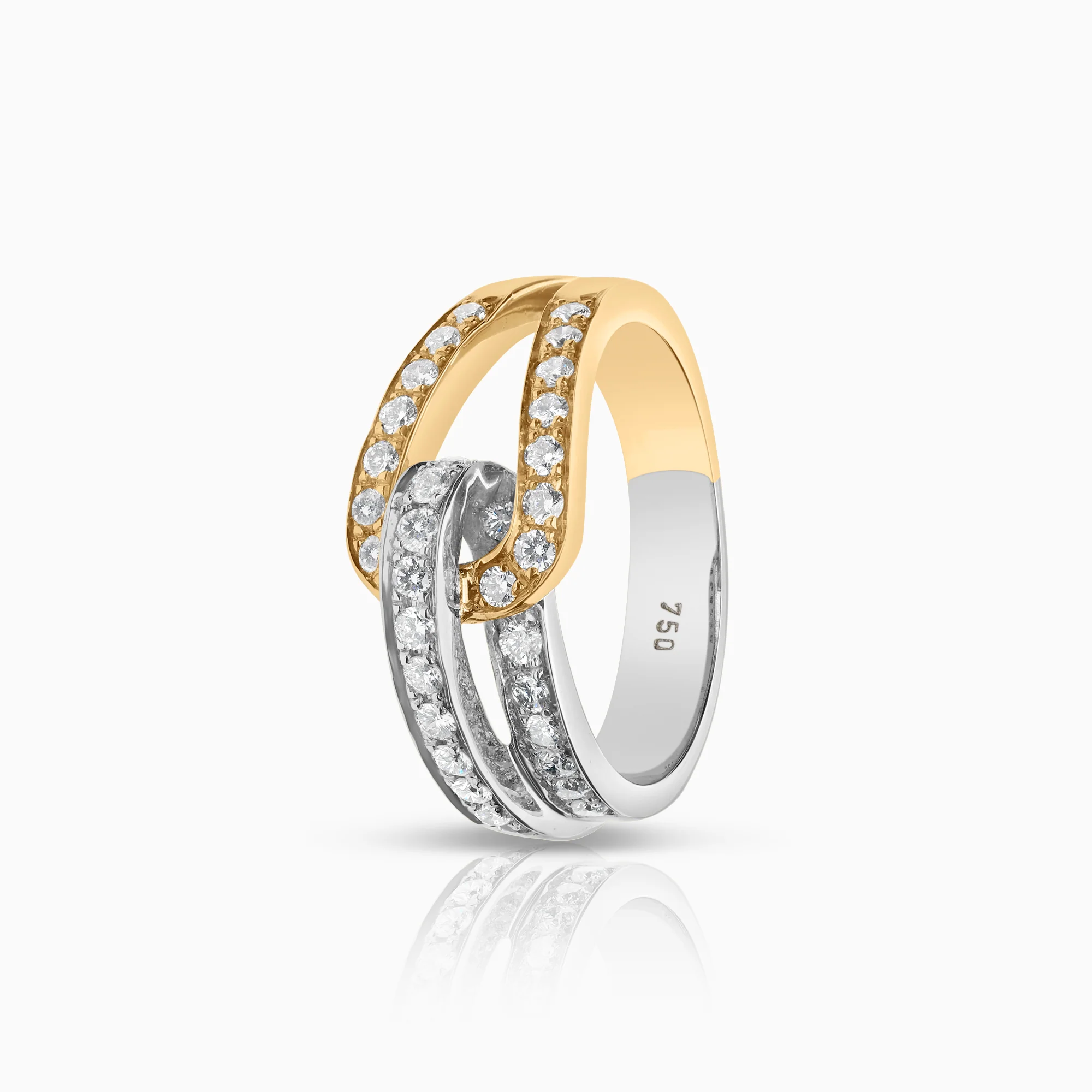 Diamond ring 0.70ct 18K gold