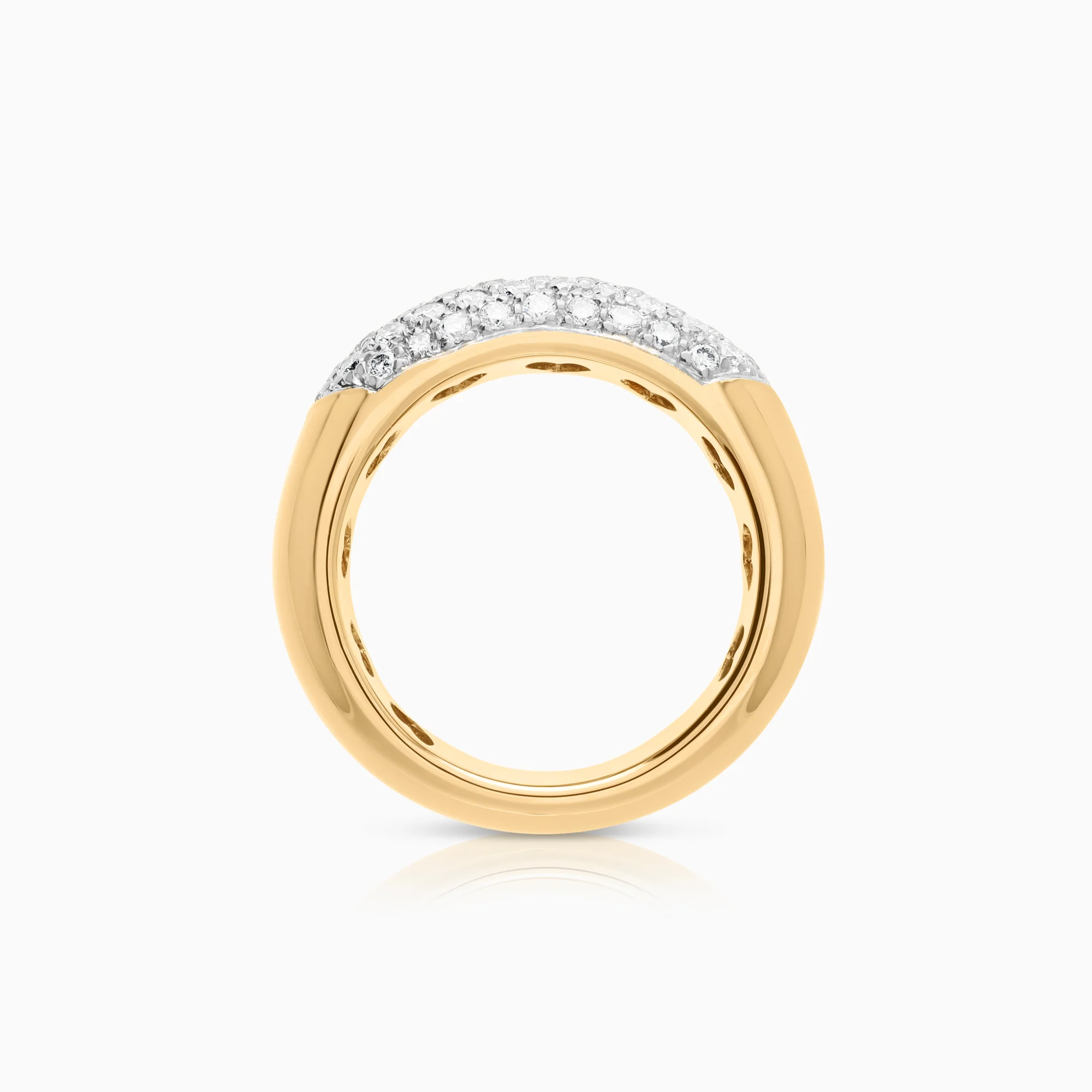 Diamond ring 0.75ct 18K gold - Image 2
