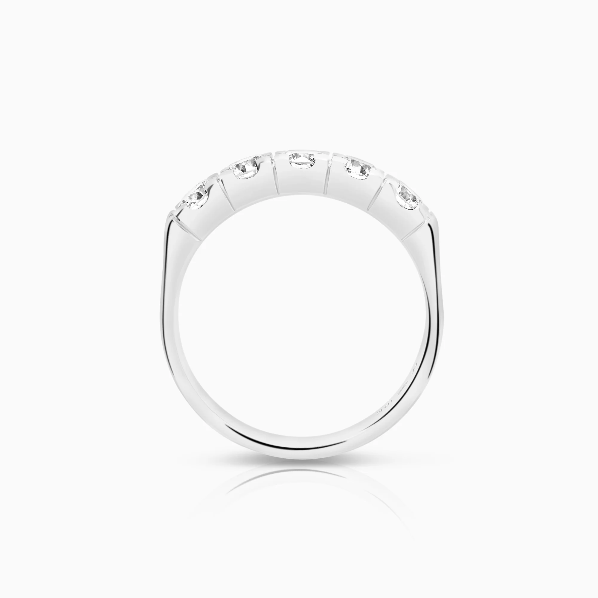 Diamond ring 0.75ct 18K white gold - Image 2