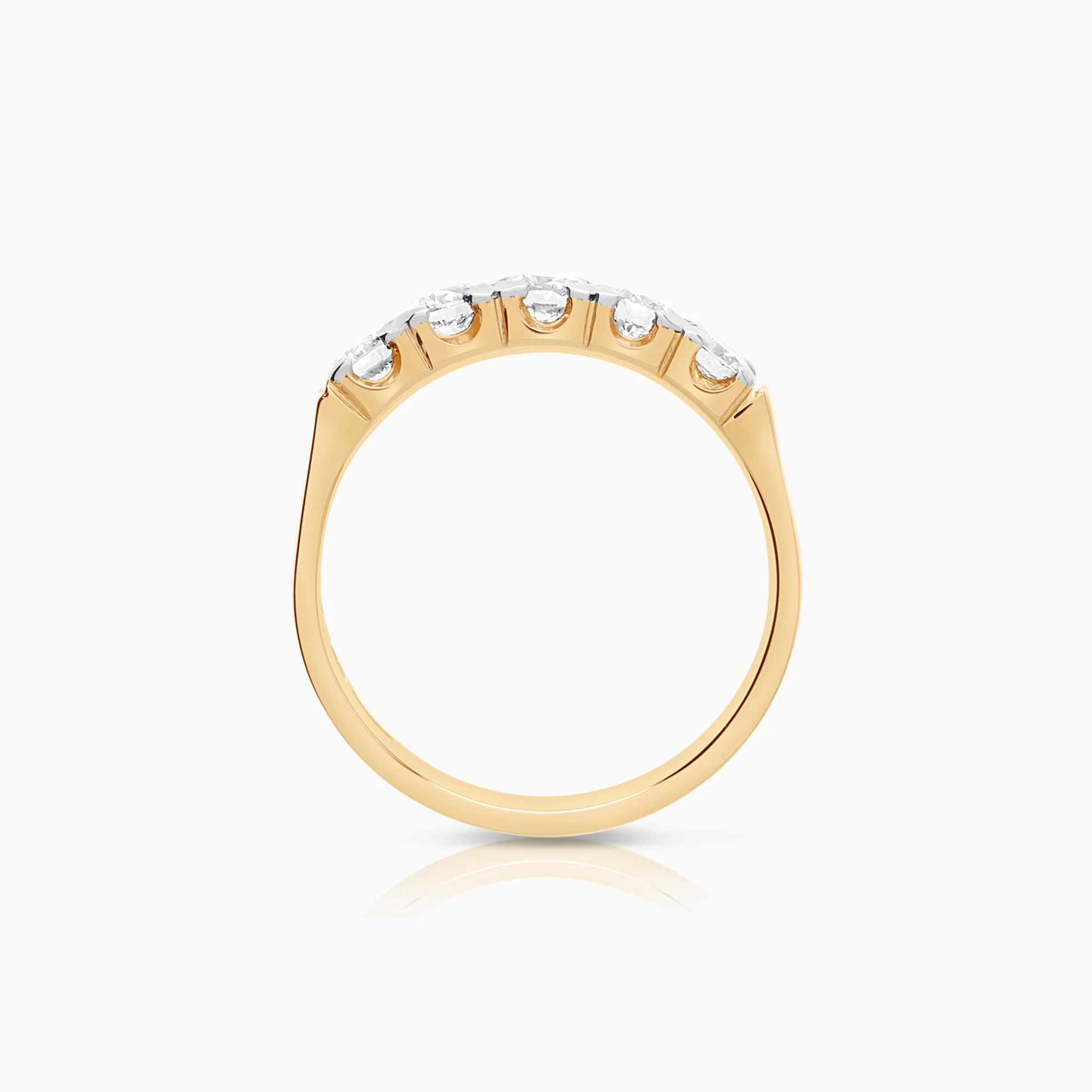 Diamond ring 0.80ct 18K gold - Image 2
