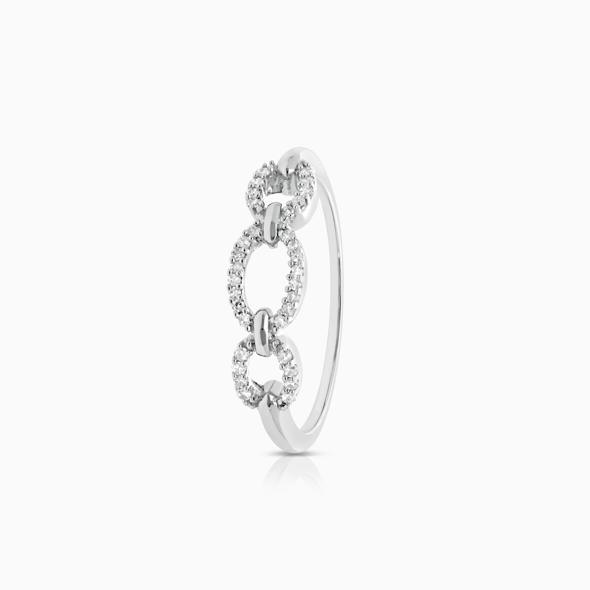 Diamond ring 0.12ct 18K