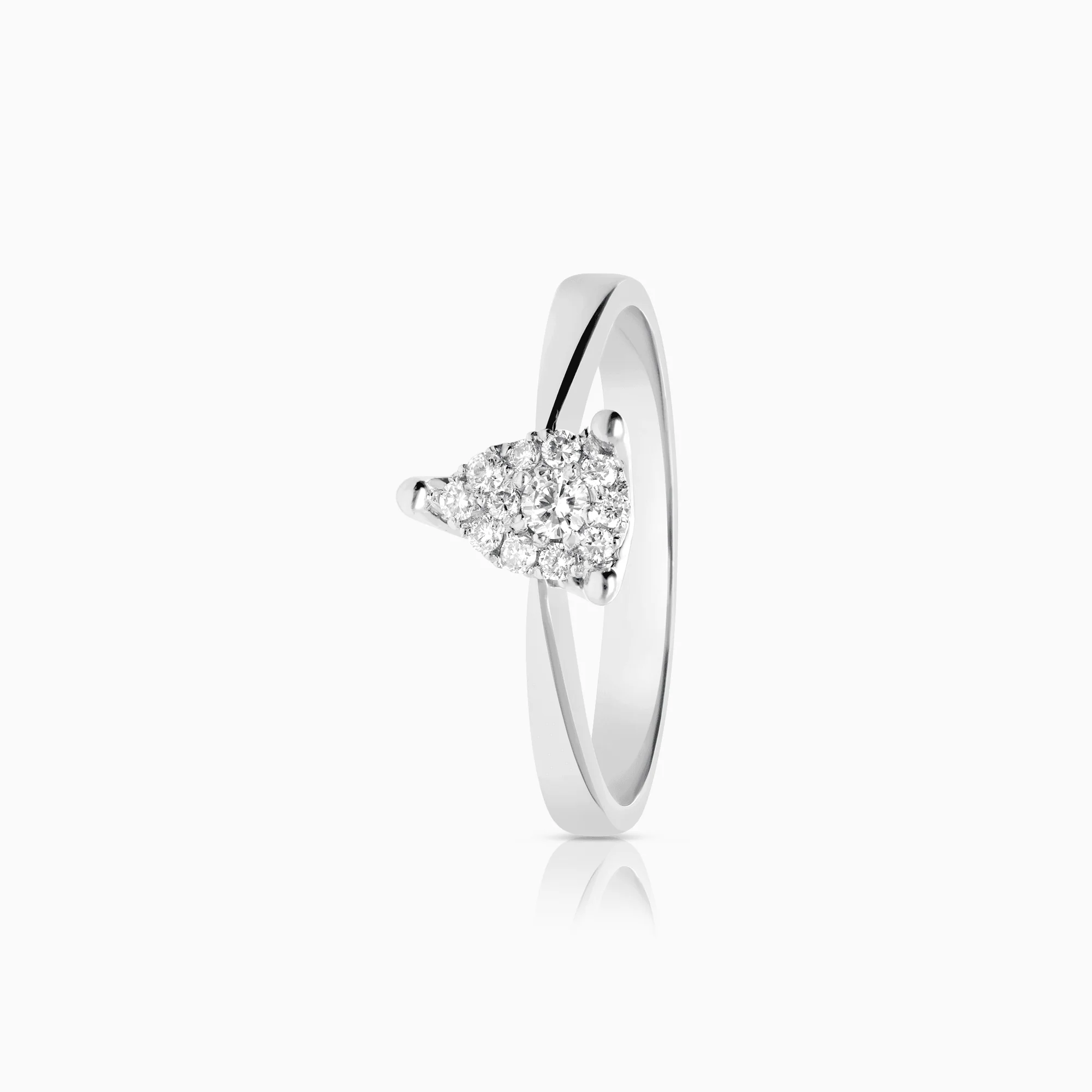 Diamond ring 0.18ct 18K