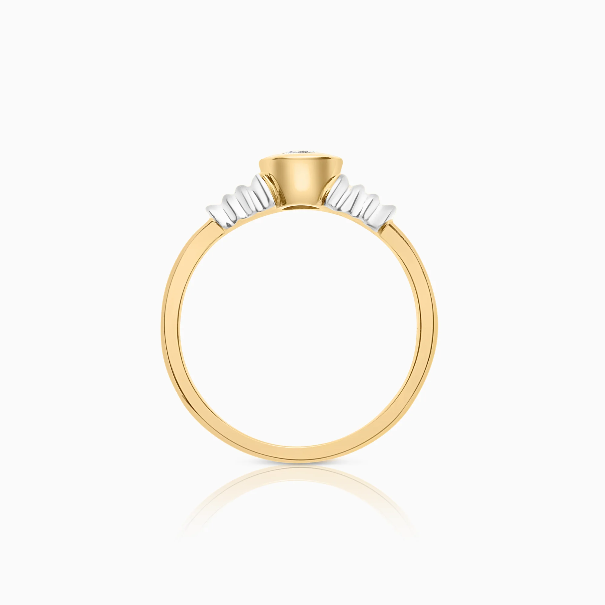 Diamond Ring 0.21ct 18K Gold - Image 2