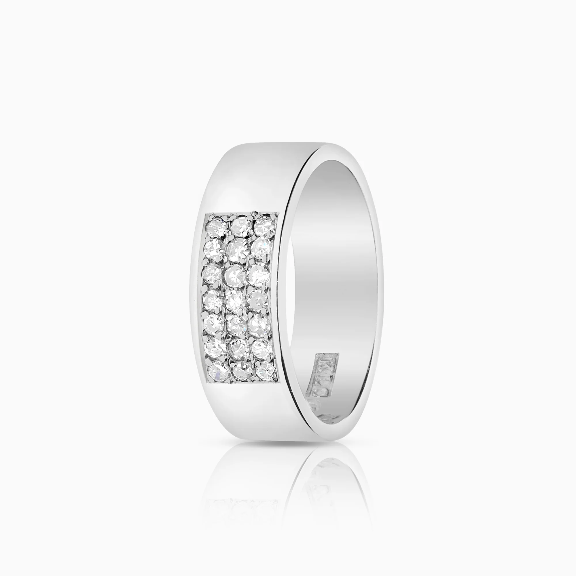 Diamond ring 0.21ct 18K white gold