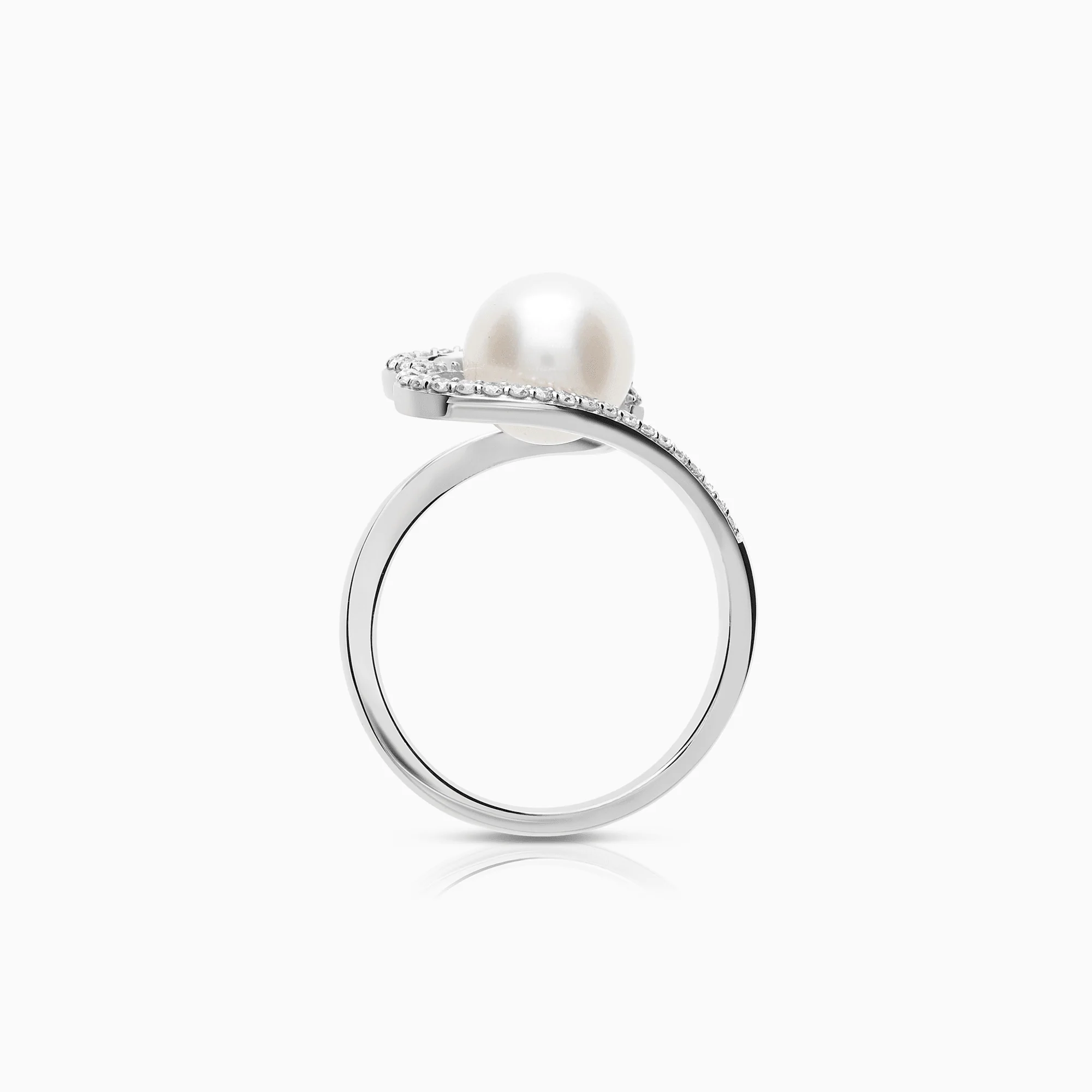 Diamond ring 0.23ct 18K white gold - Image 2