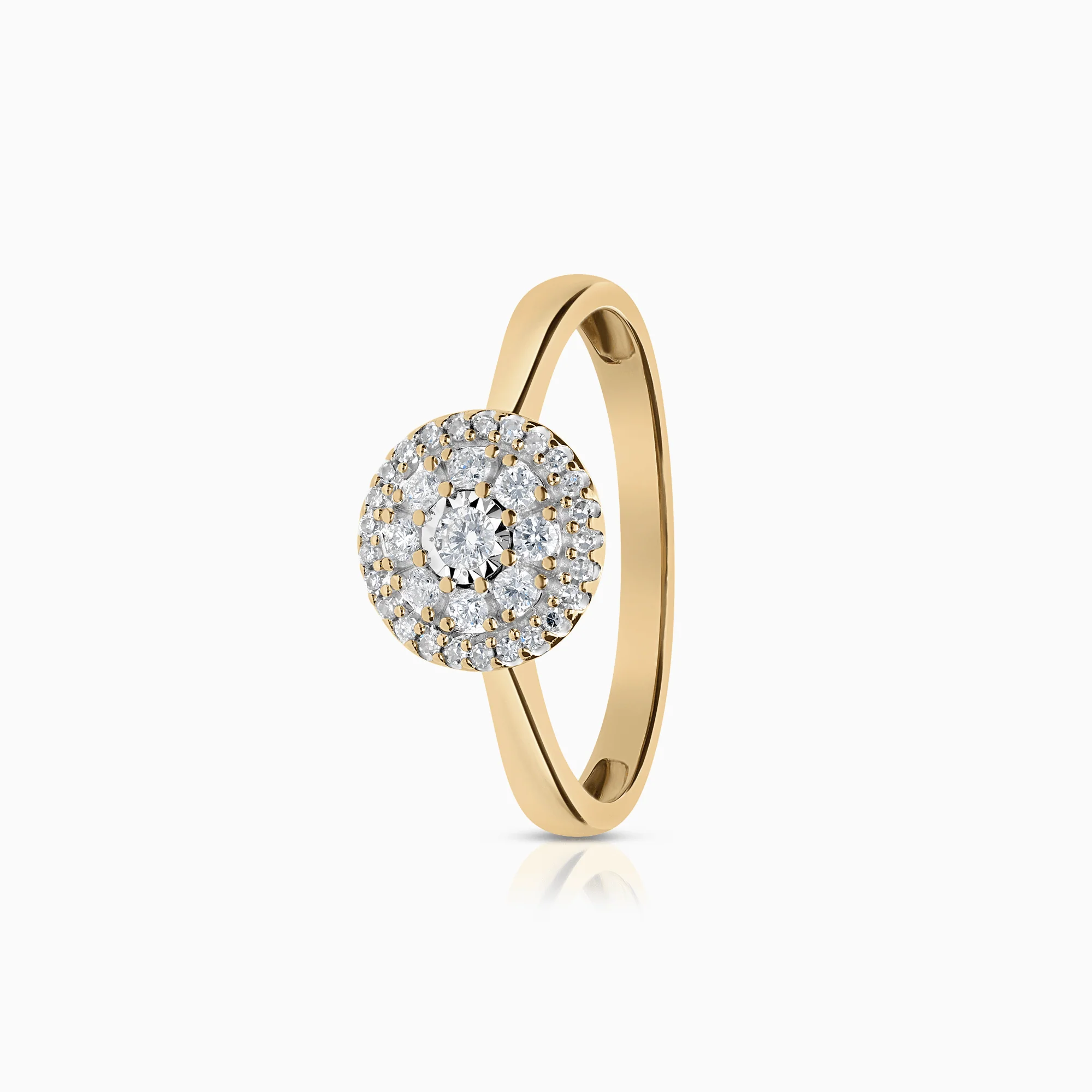 Diamond ring 0.24ct 18K gold