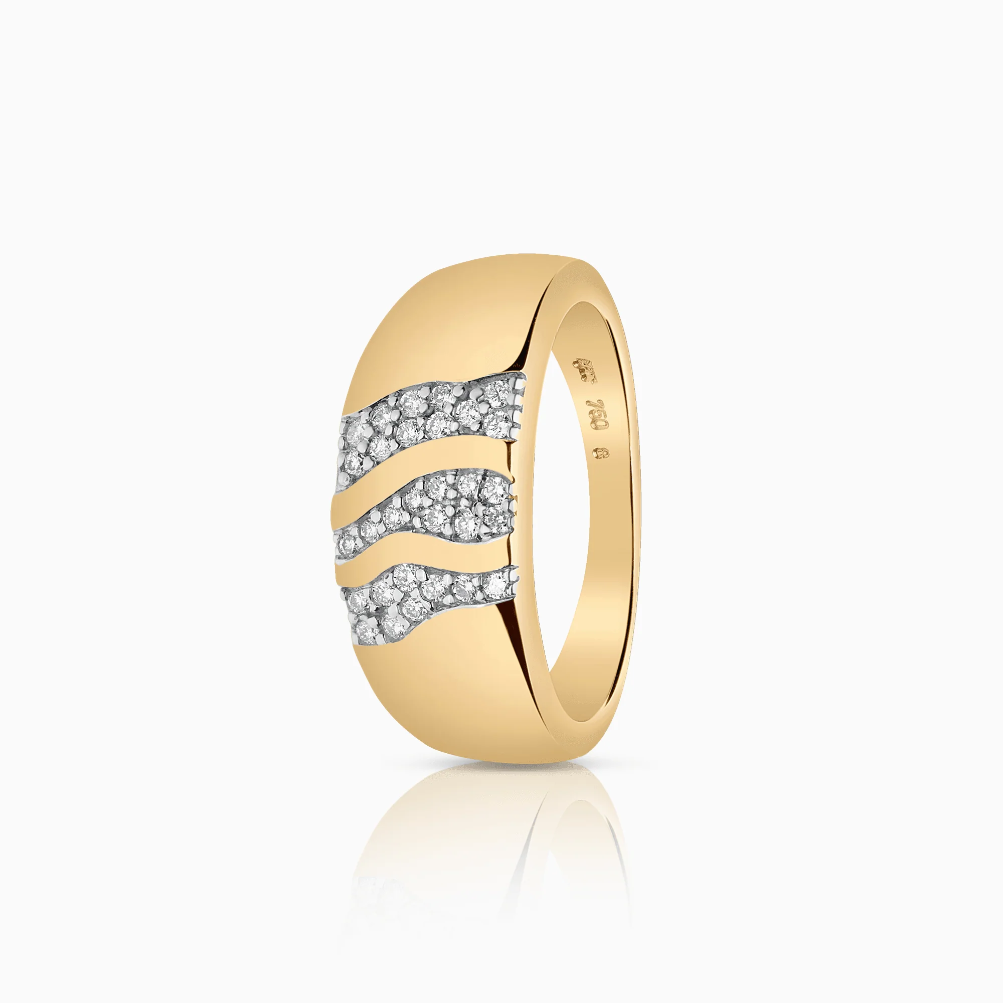 Diamond ring 0.24ct 18K gold