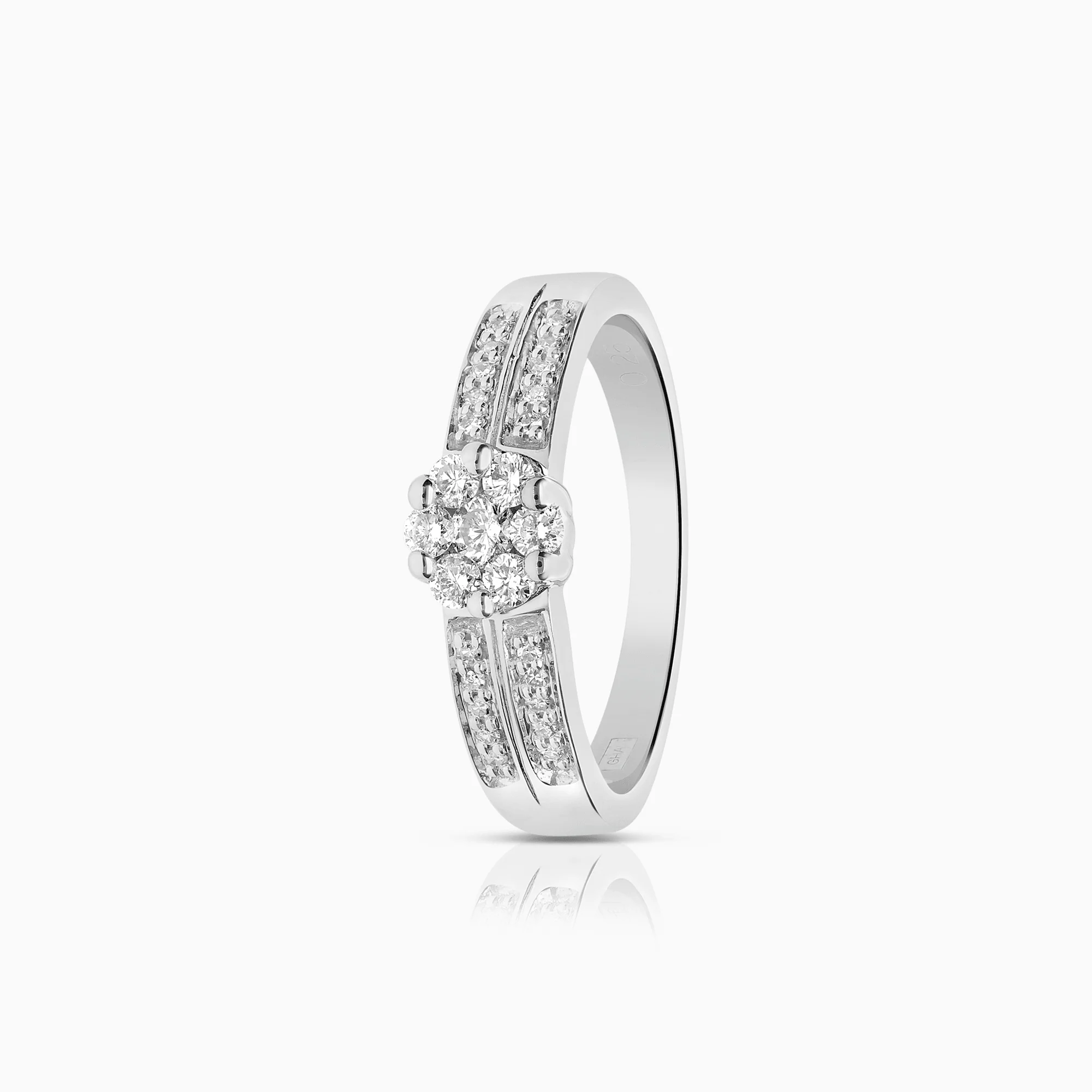 Diamond Ring 0.25ct 18K White Gold