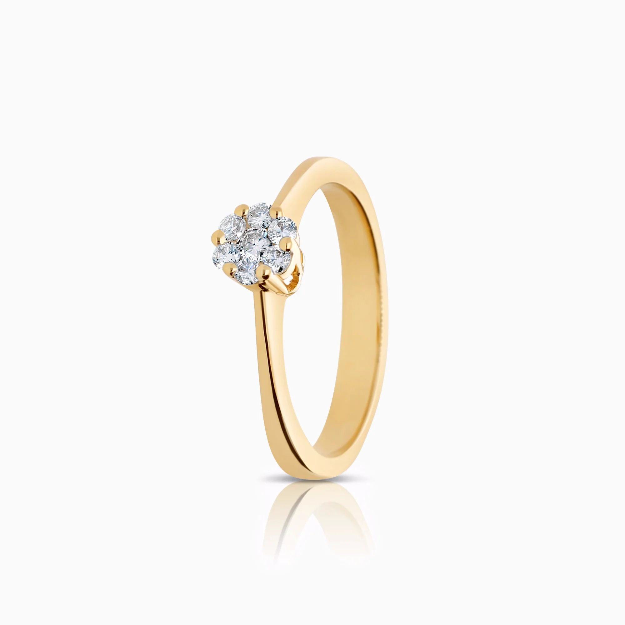 Diamond ring 0.27ct 18K gold