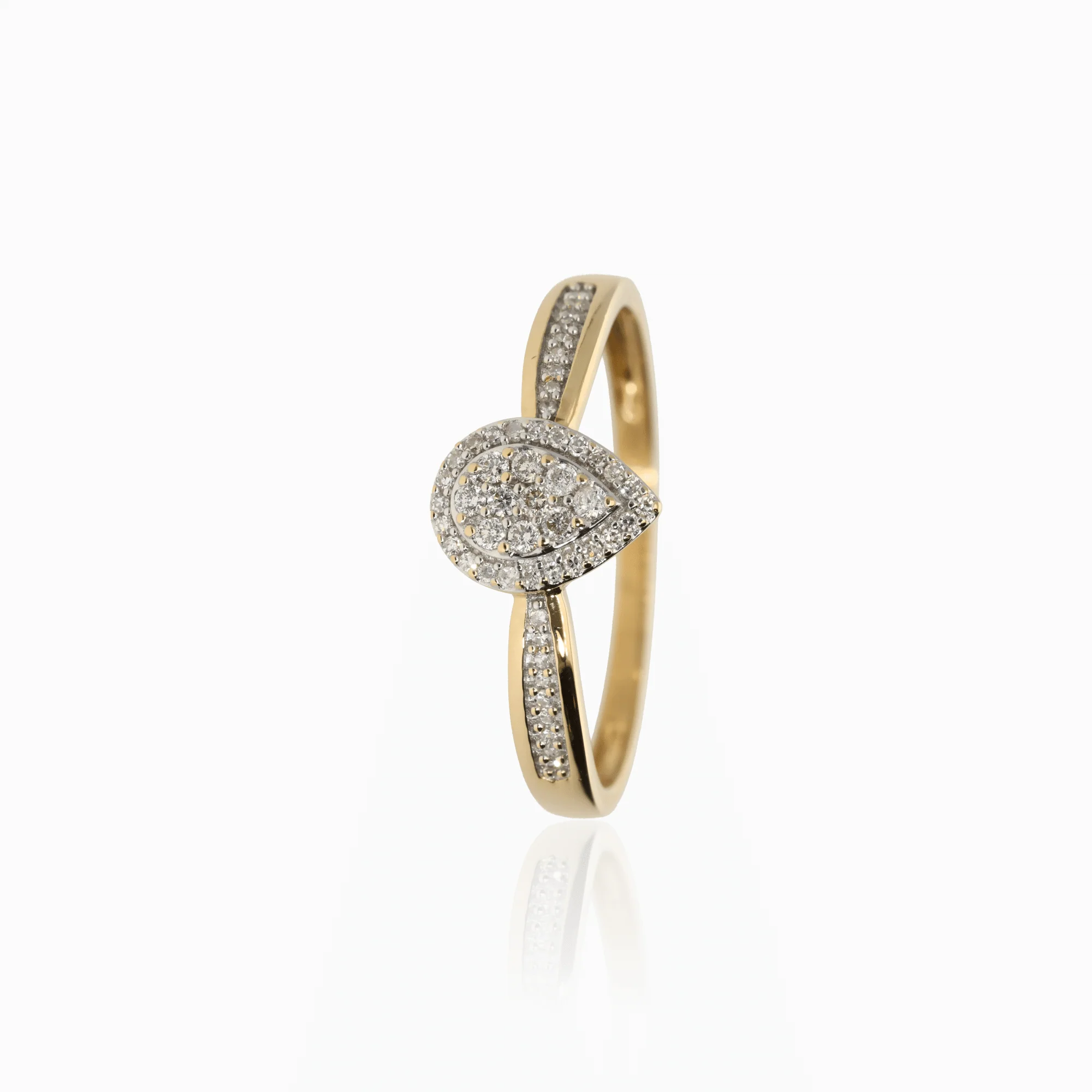 Diamond ring 0.35ct 18K