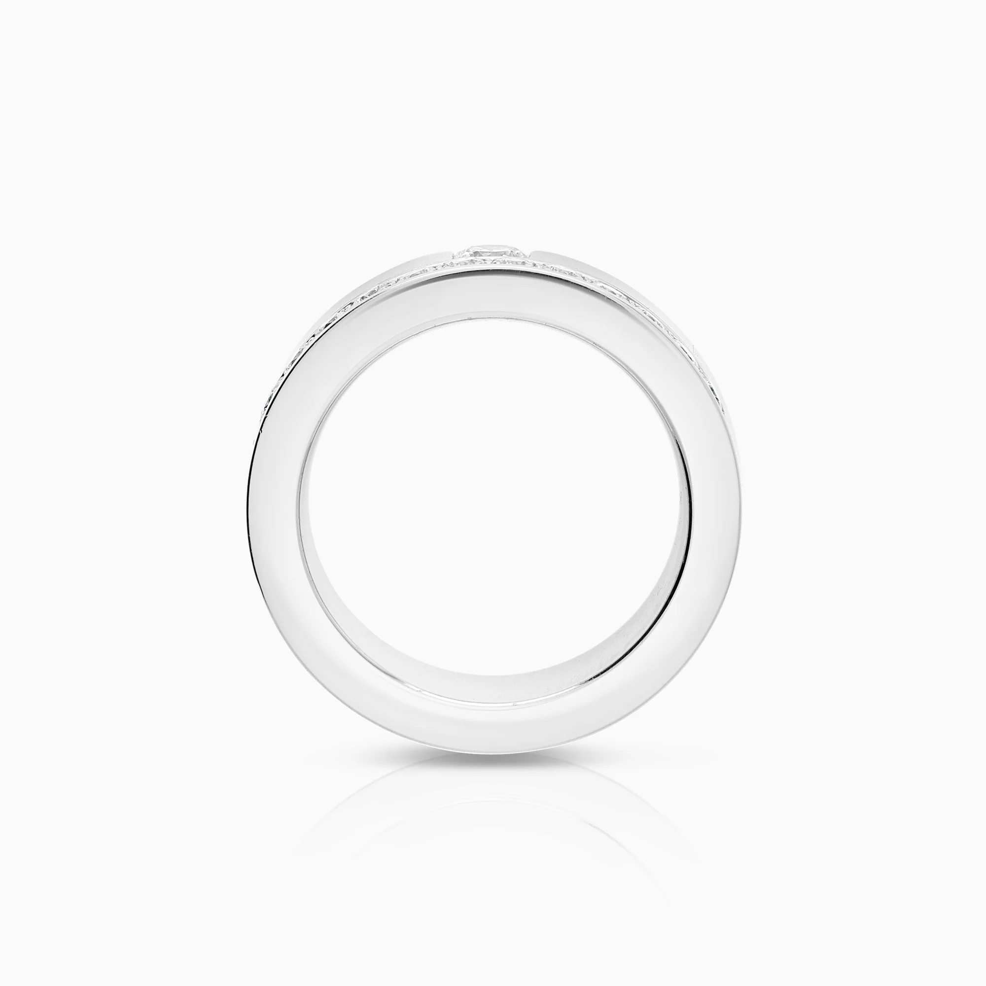 Diamond ring 0.56ct 18K white gold - Image 3