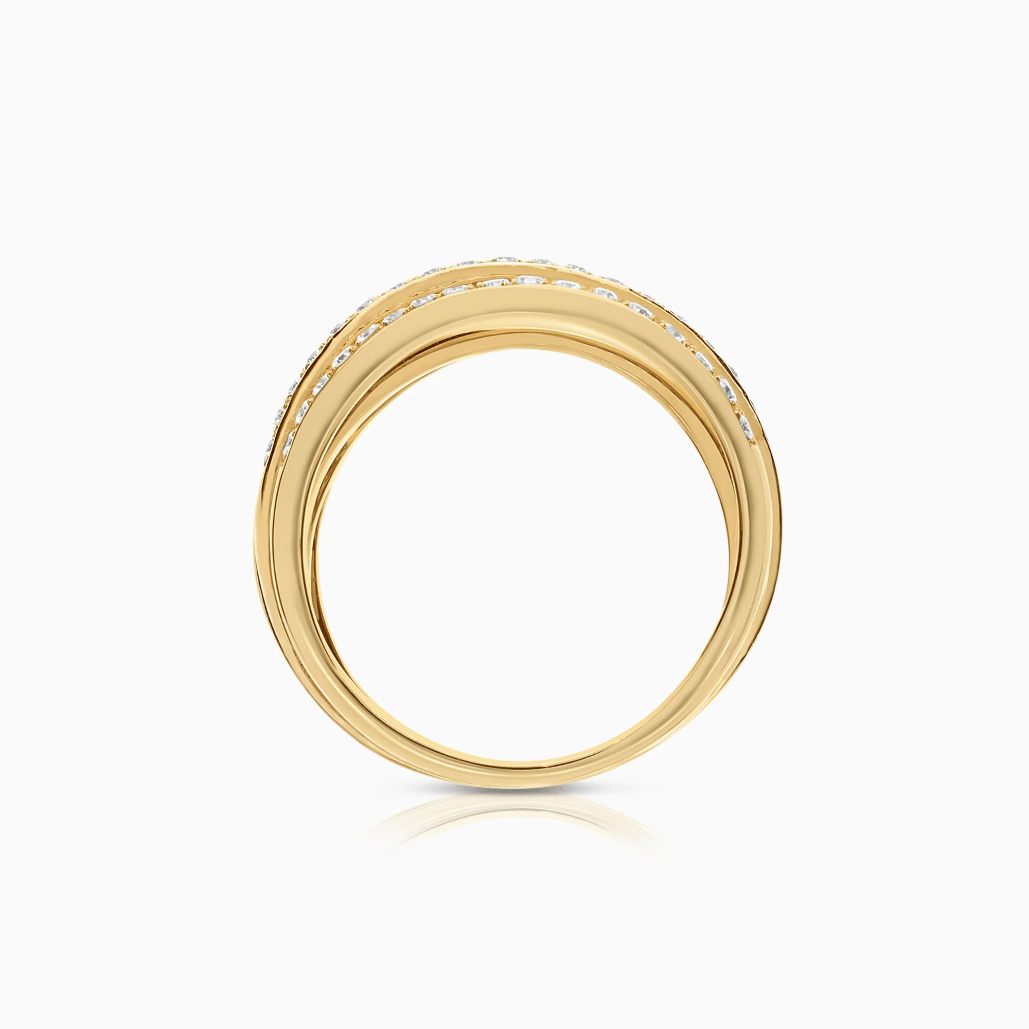 Diamond ring 0.65ct 18K gold - Image 3