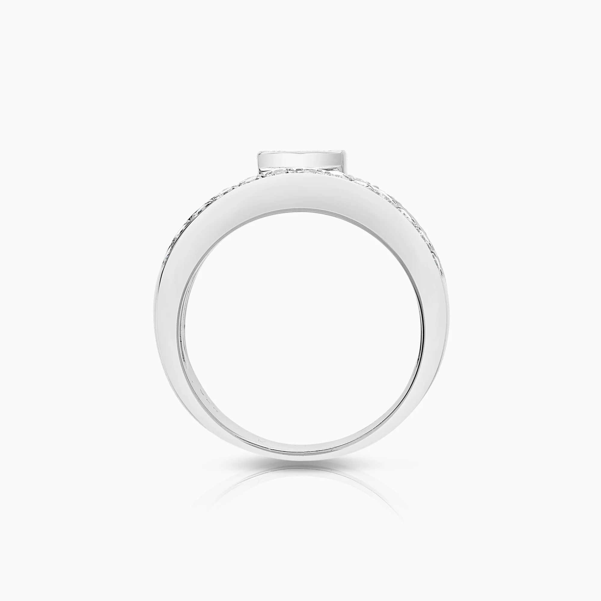 Diamond ring 0.75ct 18K white gold - Image 3