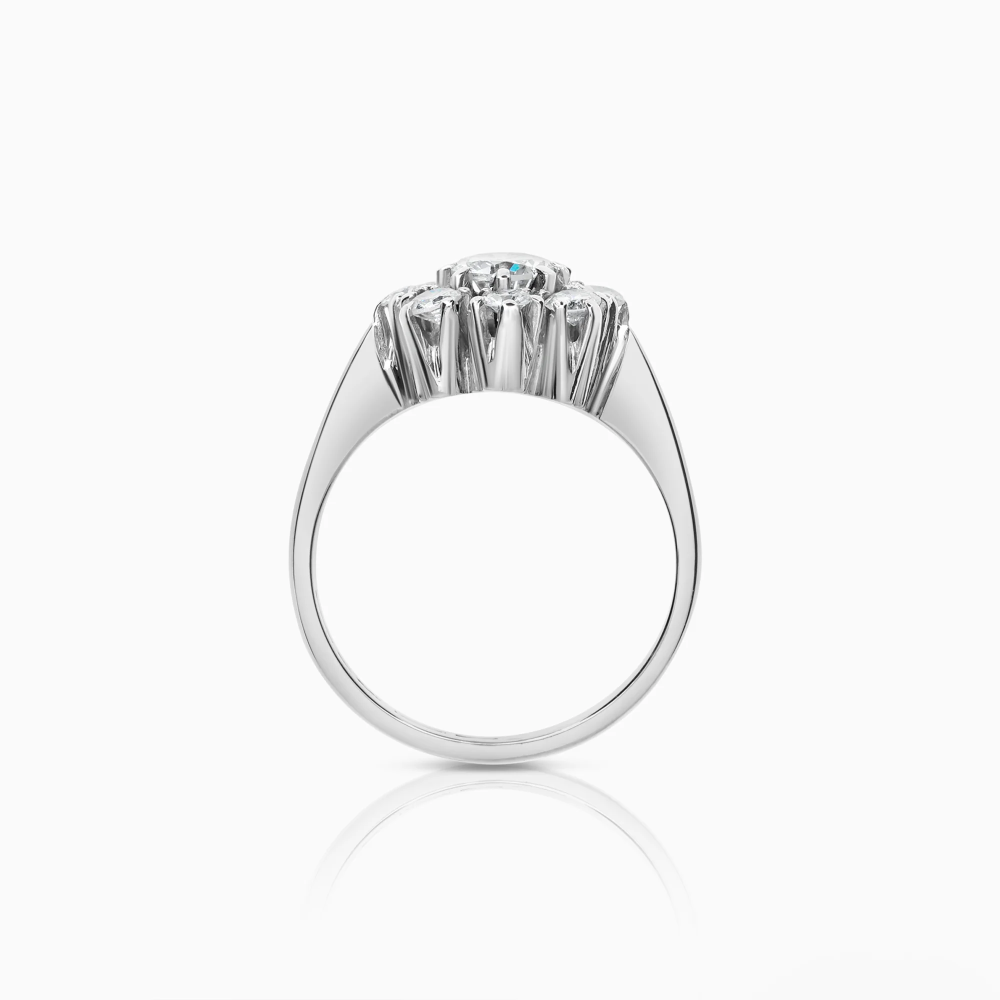 Diamond ring 0.80 18K white gold - Image 2