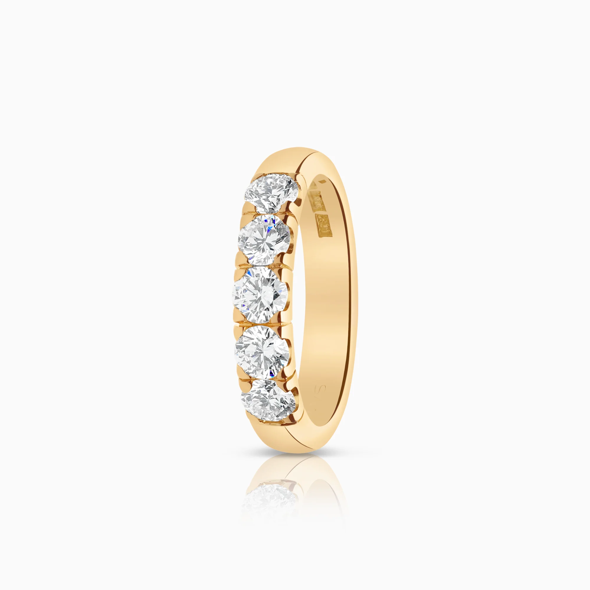 Diamond ring 1.02ct 18K gold
