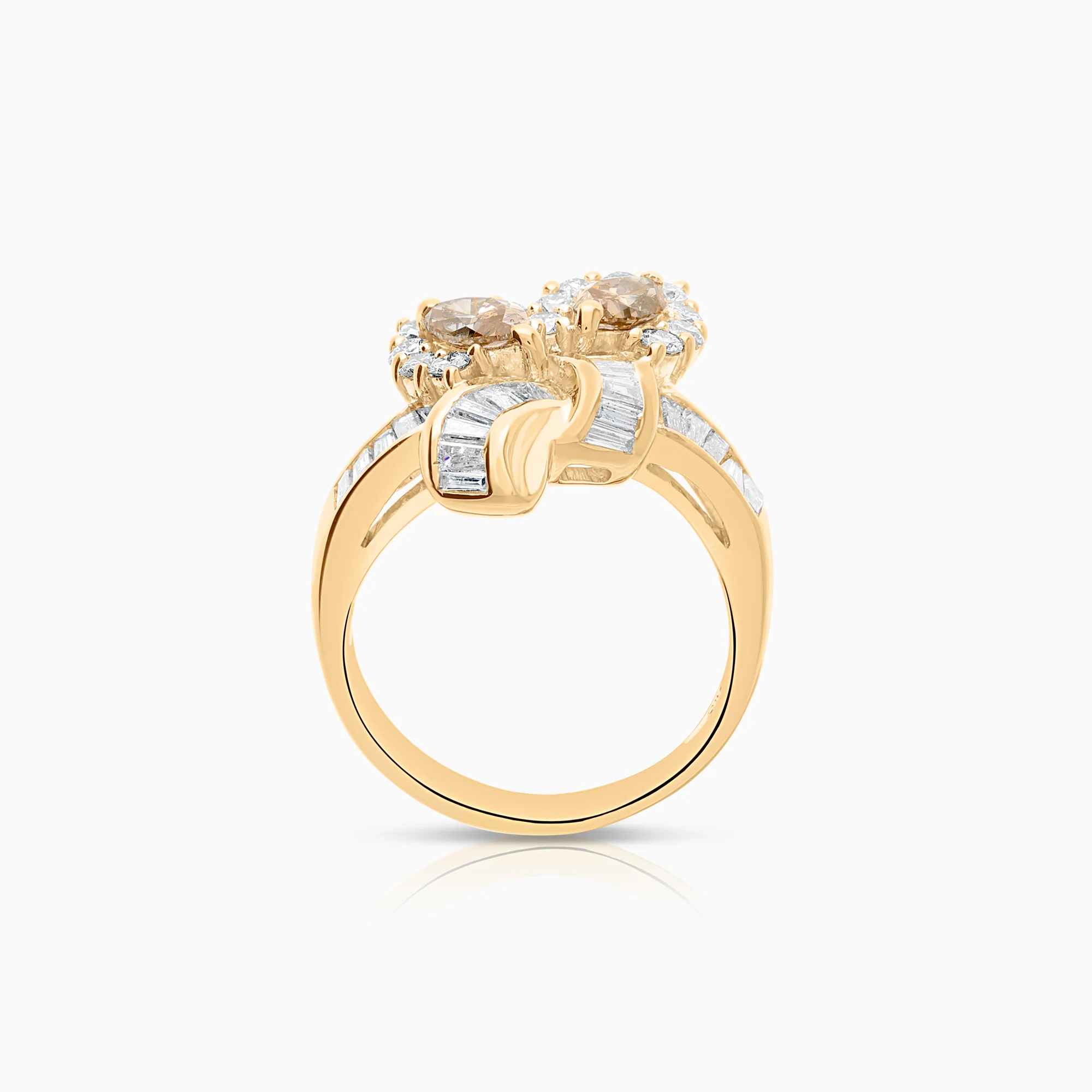 Diamond ring 1.69ct 18K gold - Image 2