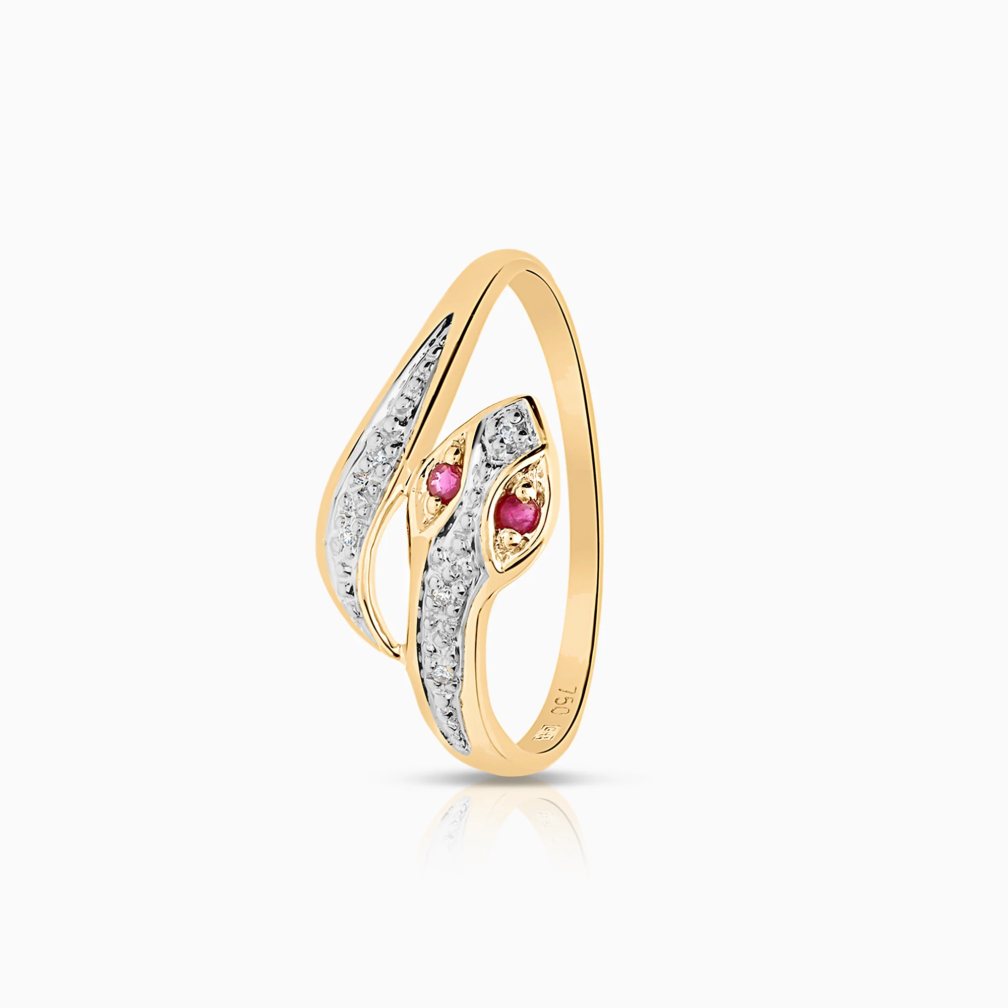 Diamond ring 1.78g 18K gold