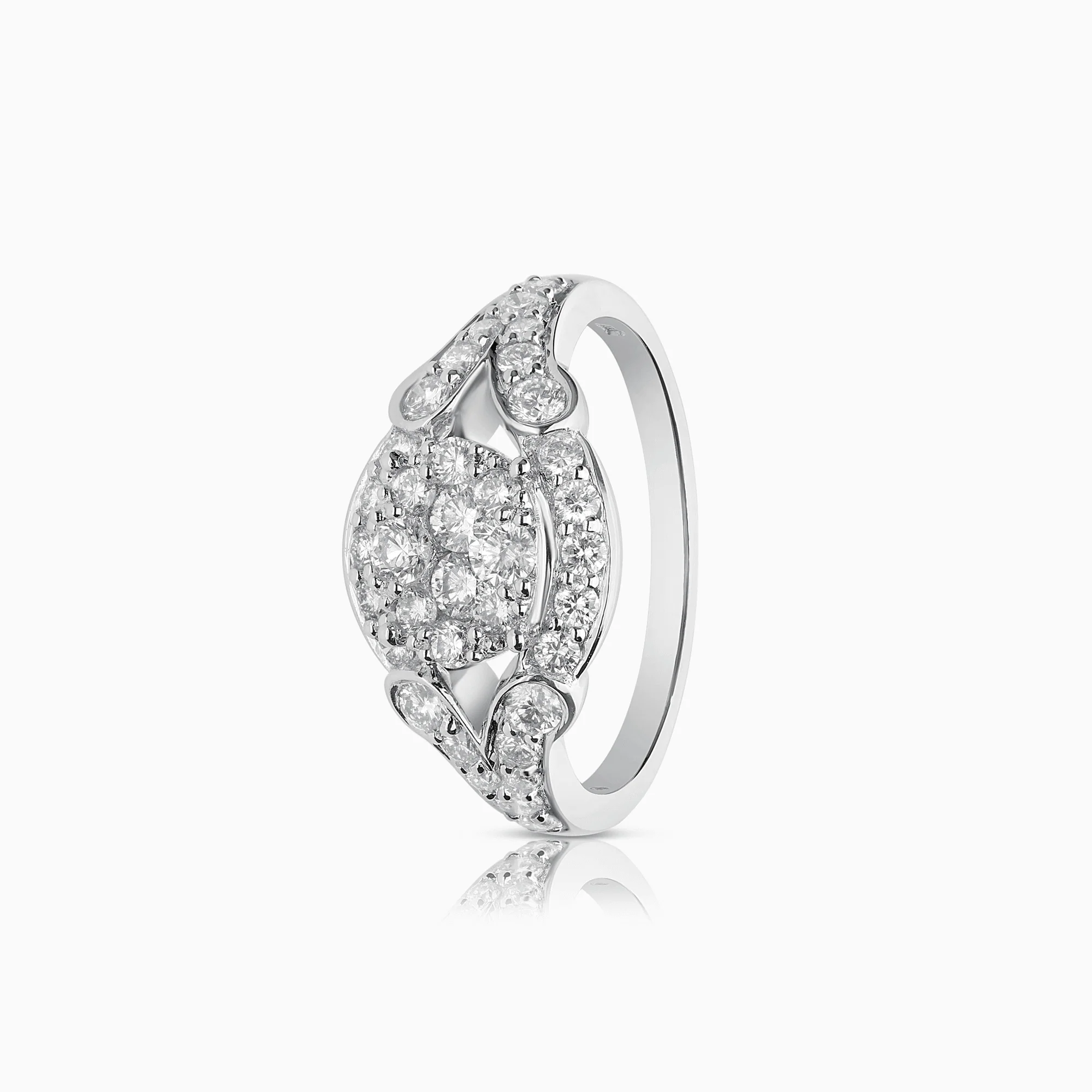 Diamond Ring 1.00ct 18K White Gold