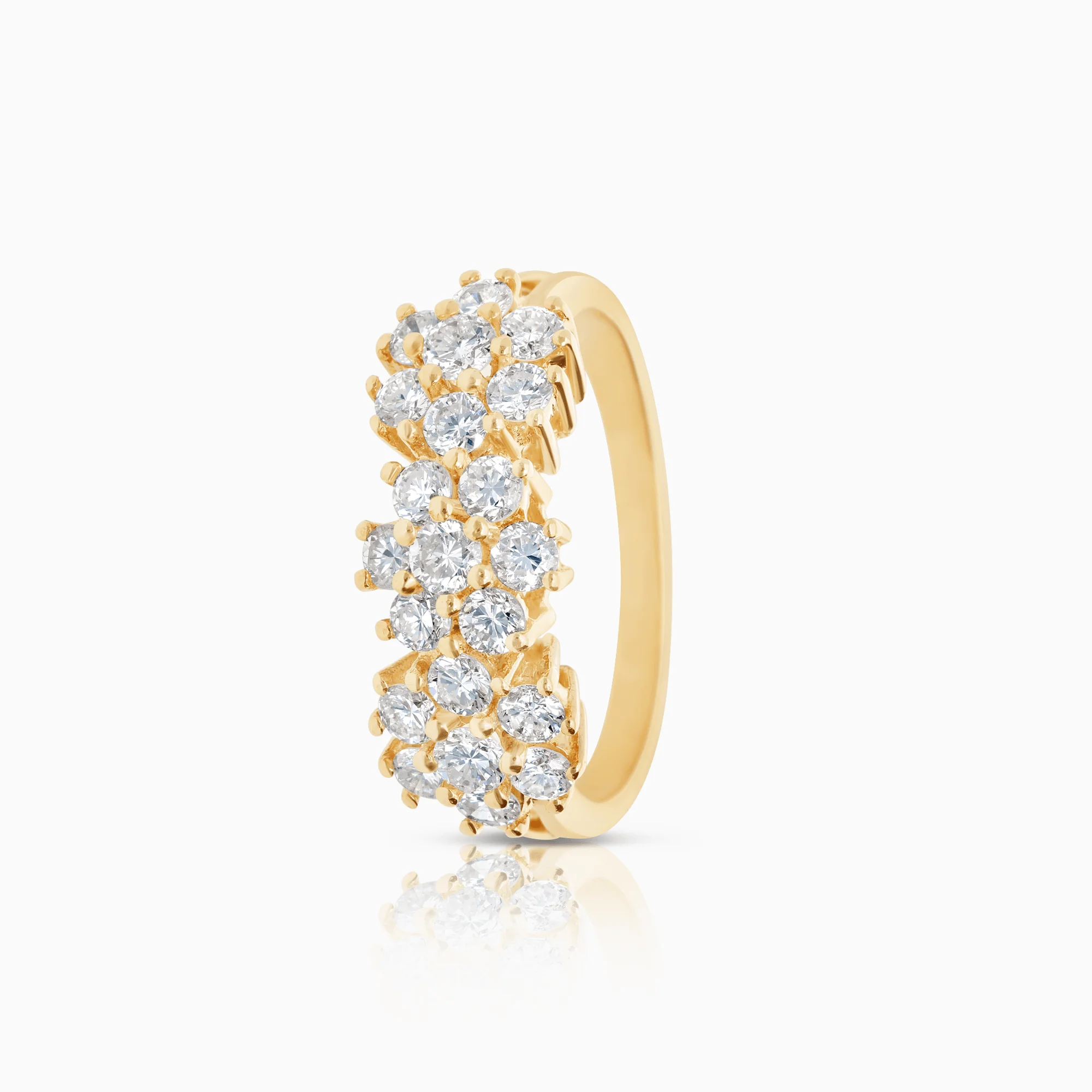 Diamond ring 1.17ct 18K gold
