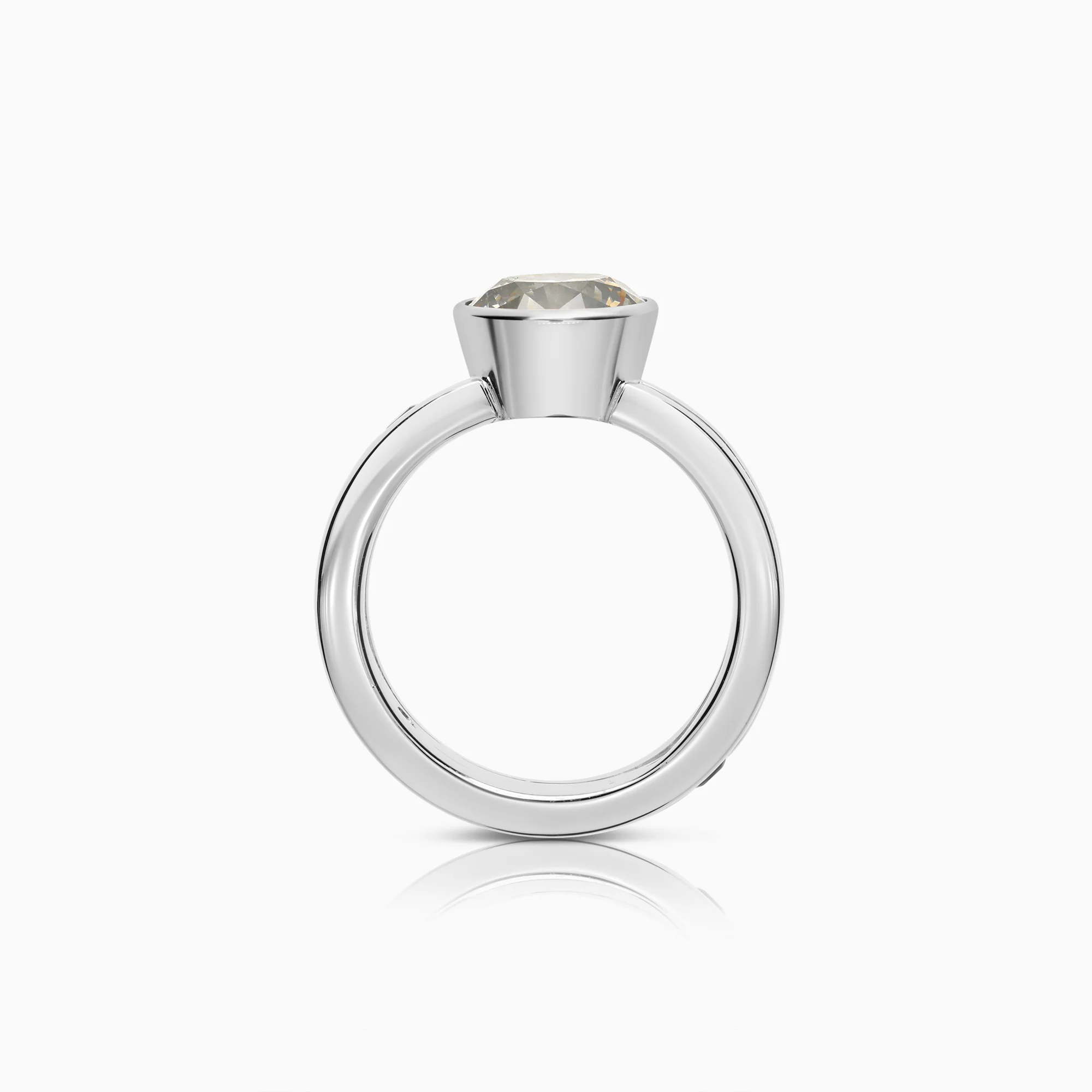 Diamond ring 2.60ct 18K white gold - Image 2