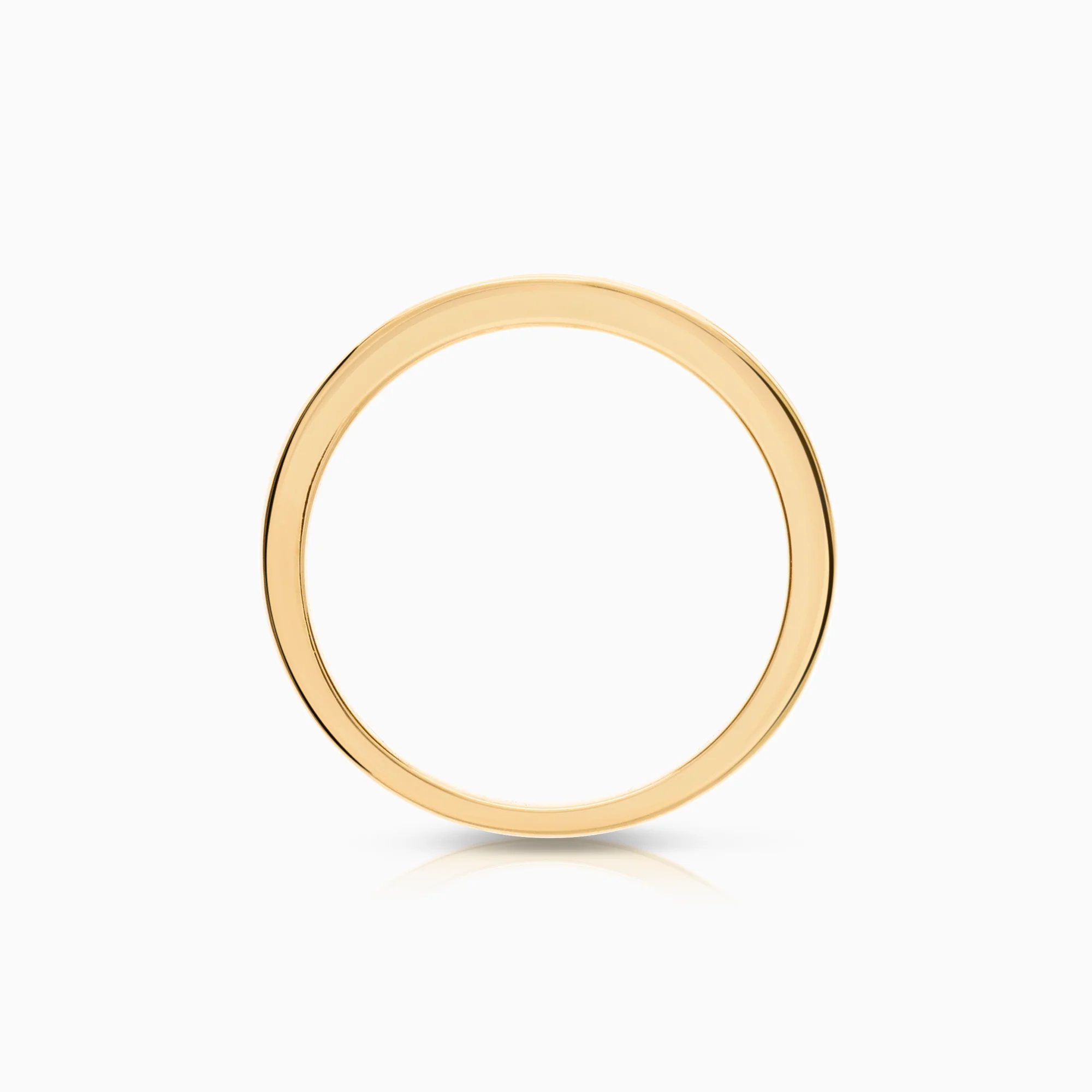 Diamond ring eternity 0.15ct 18K gold - Image 2
