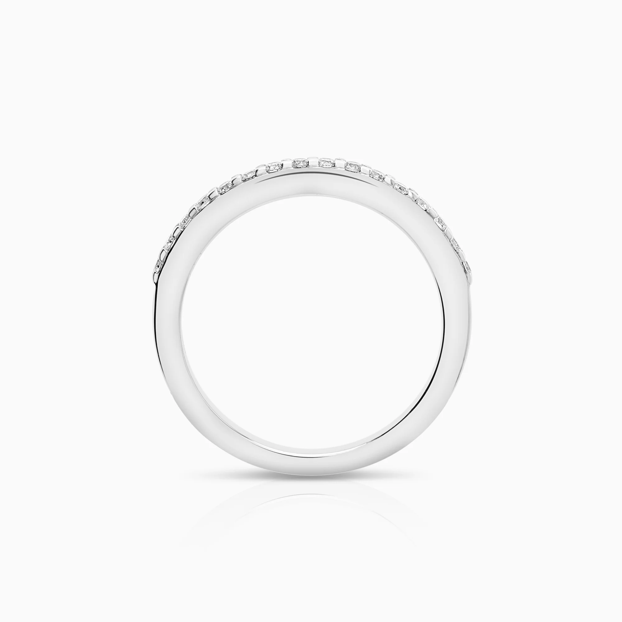 Diamond eternity ring 0.16ct 18K white gold - Image 2