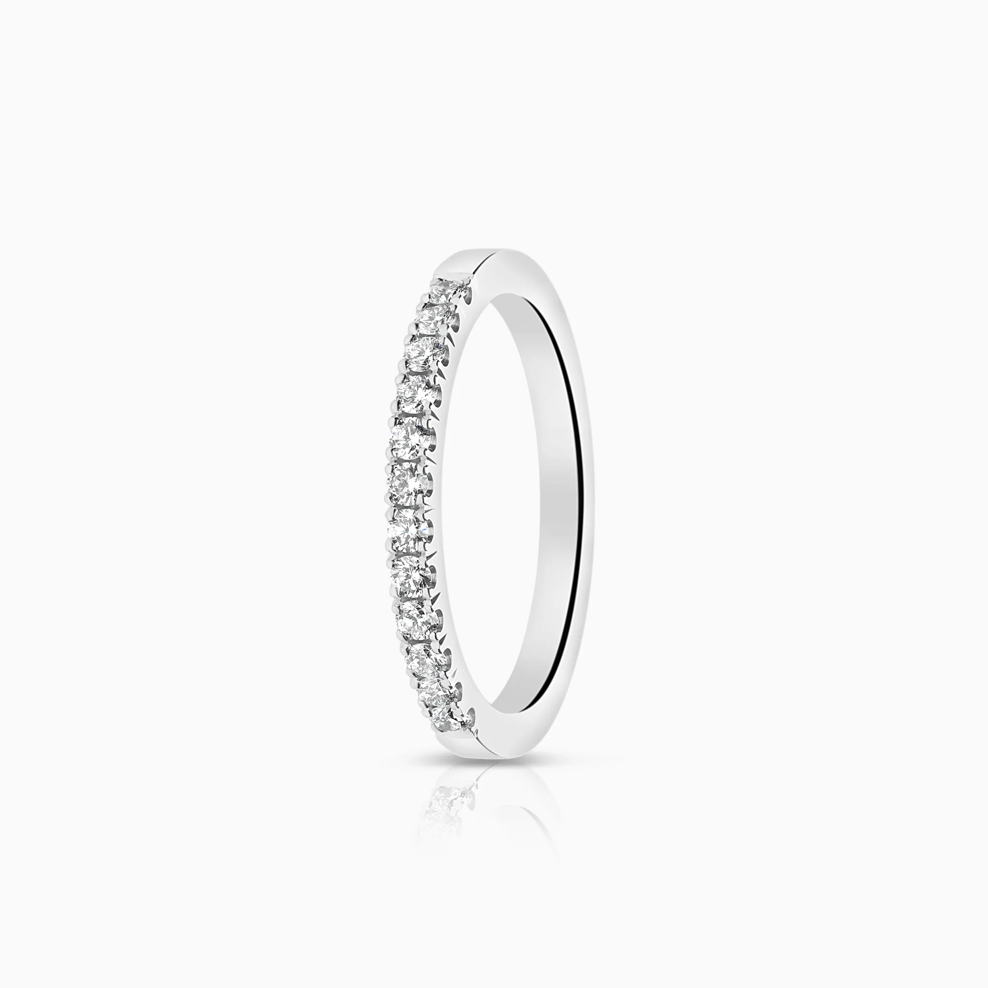 Diamond ring Eternity 0.24ct 18K white gold