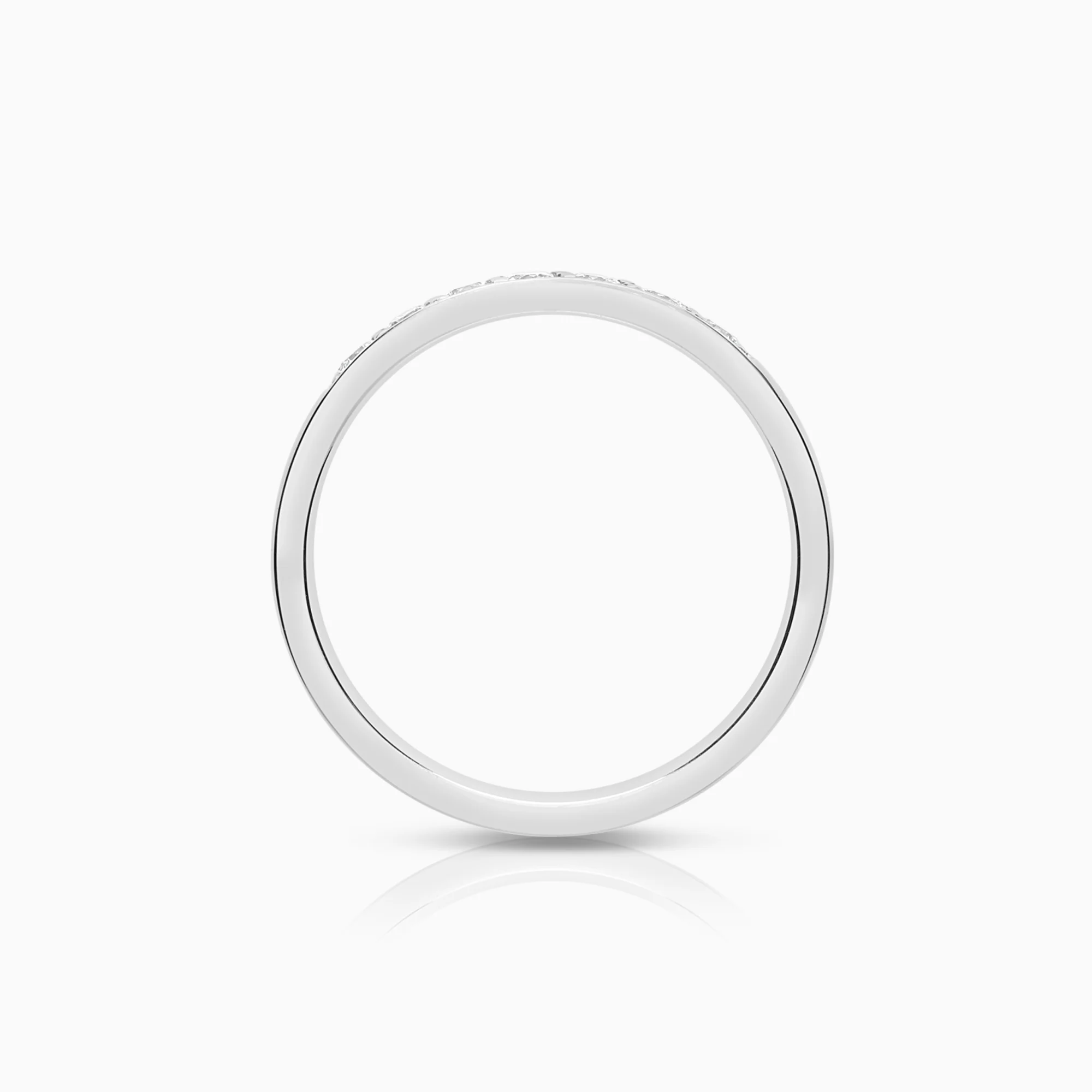Diamond ring Eternity 0.25ct 18K white gold - Image 2