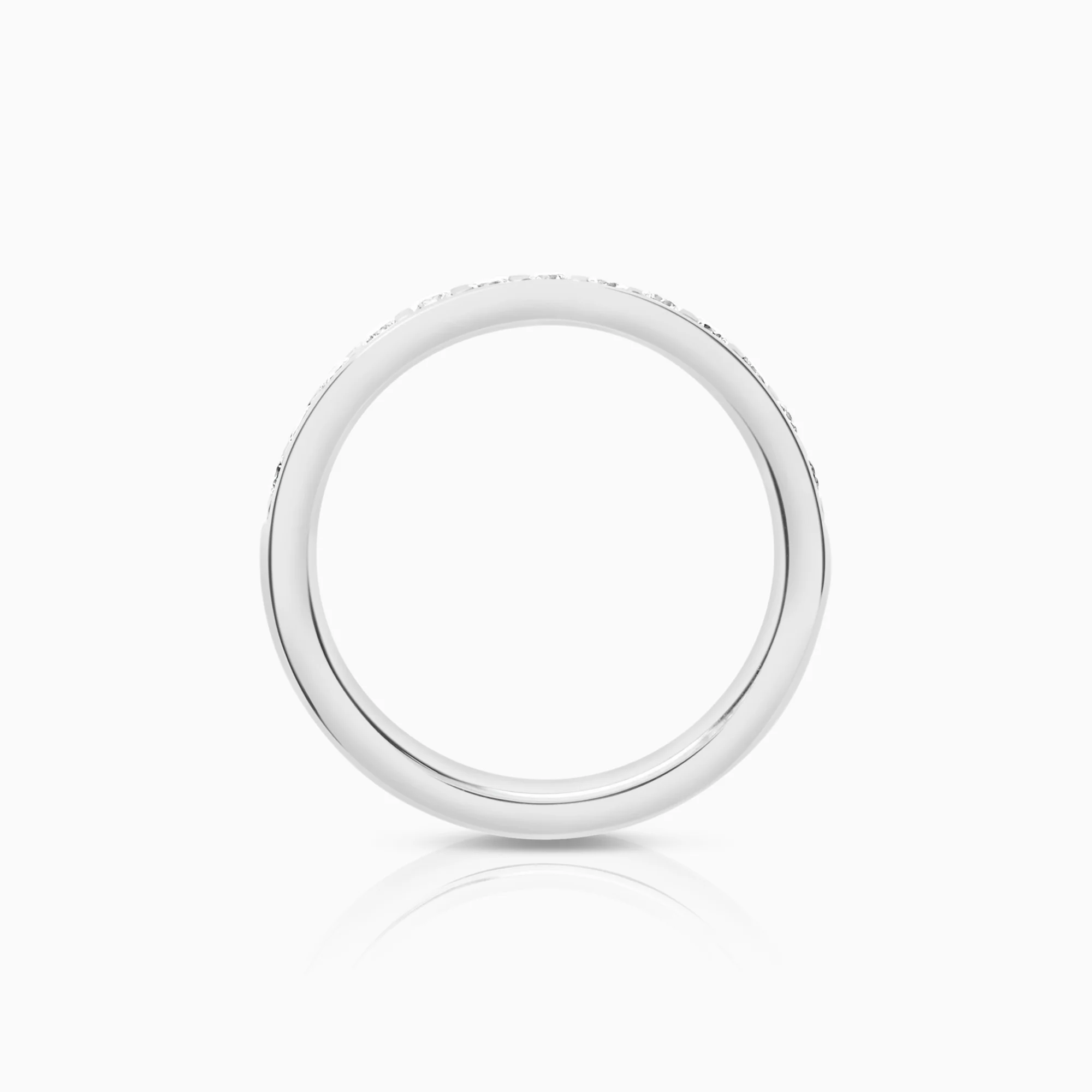 Diamond ring Eternity 0.32ct 18K white gold - Image 2