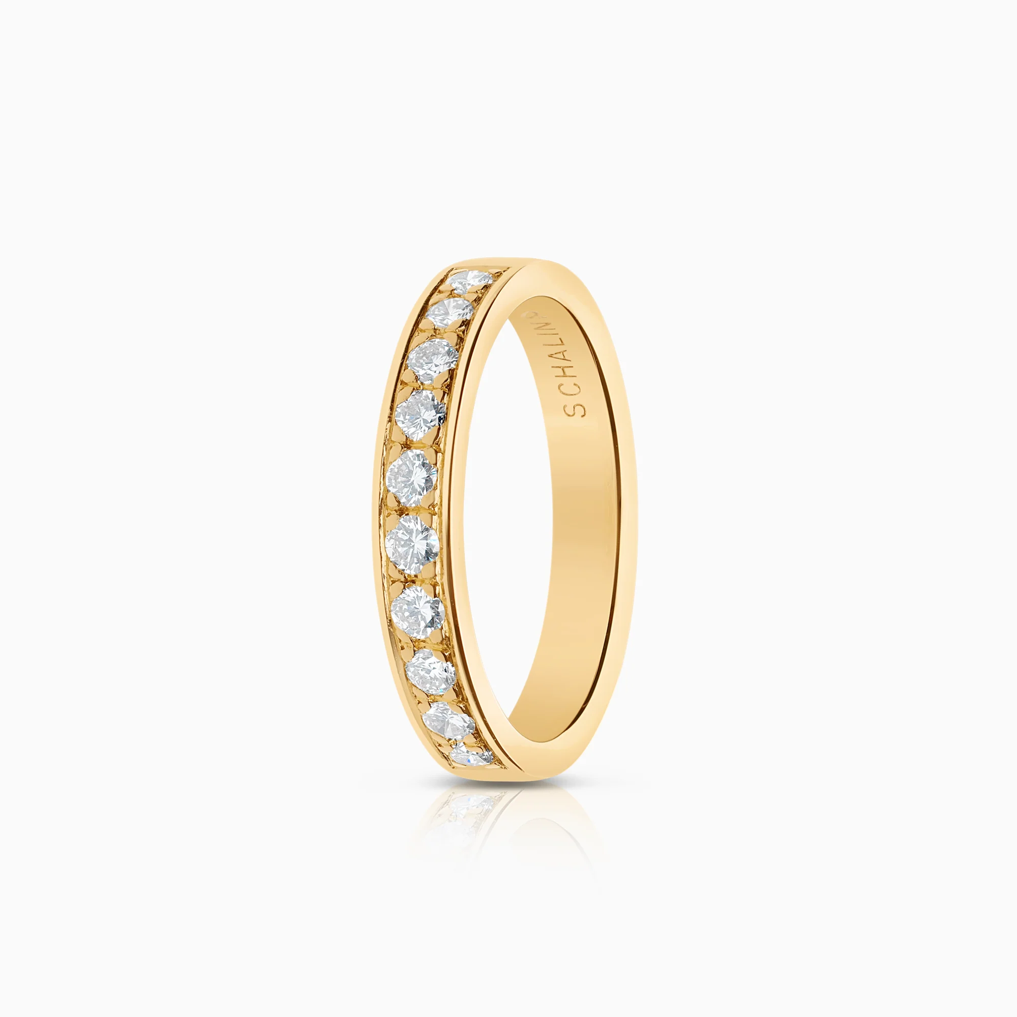 Diamond ring Eternity 0.30ct 18K gold