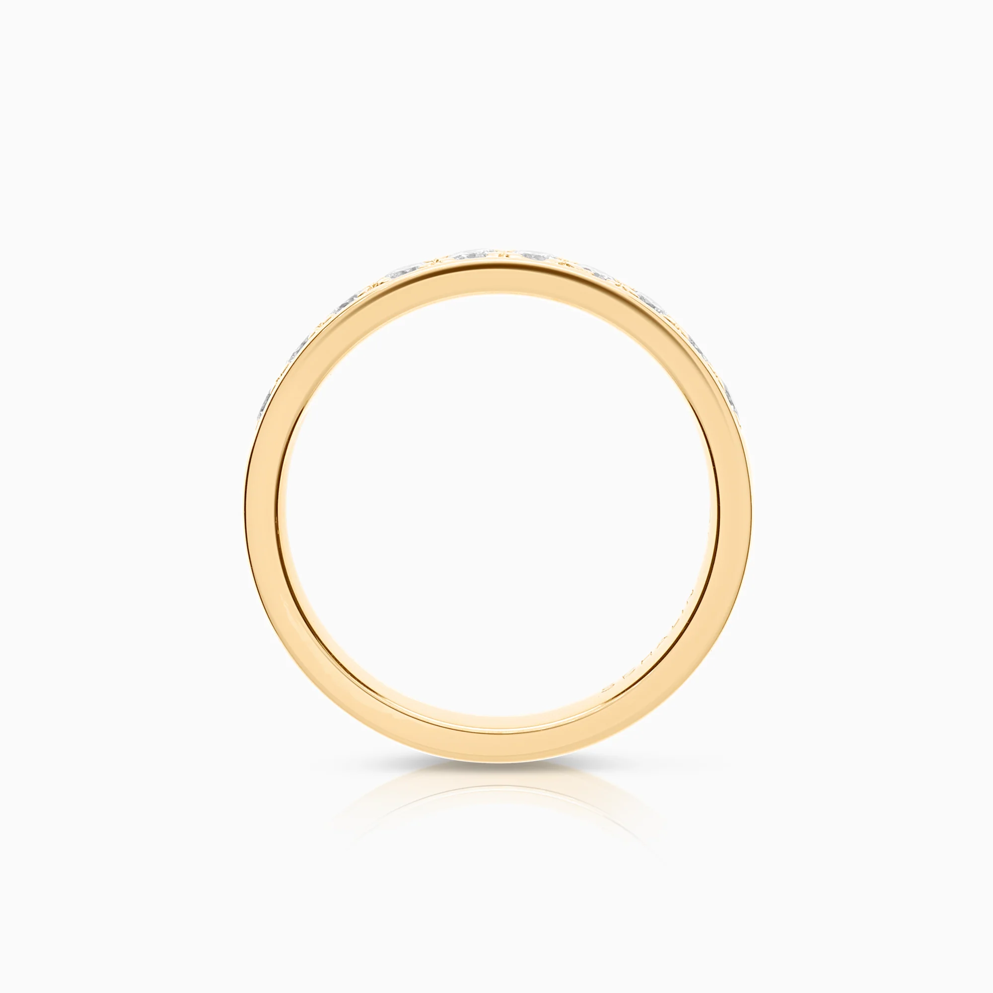 Diamond ring Eternity 0.30ct 18K gold - Image 2