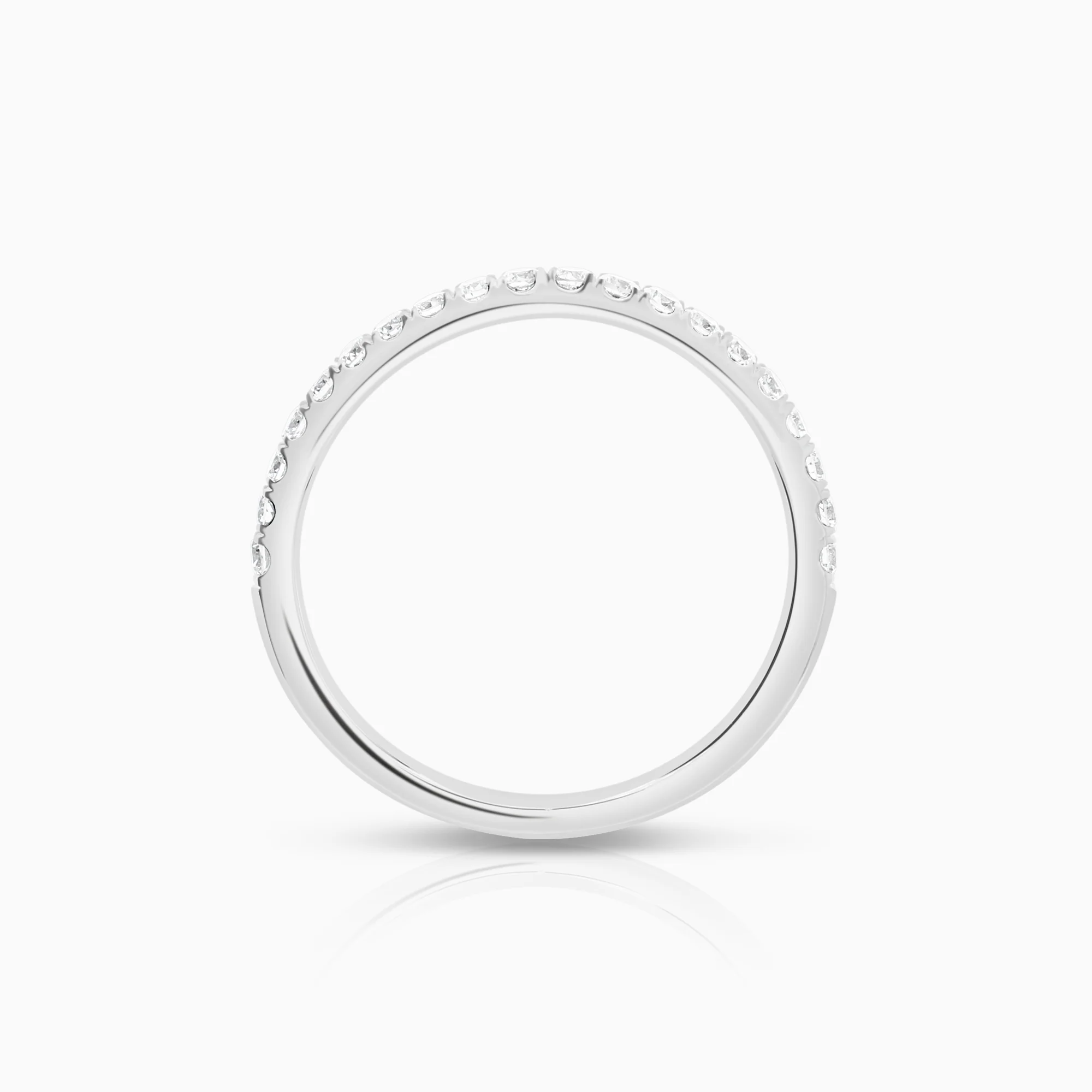 Diamond ring Eternity 0.30ct 18K white gold - Image 2