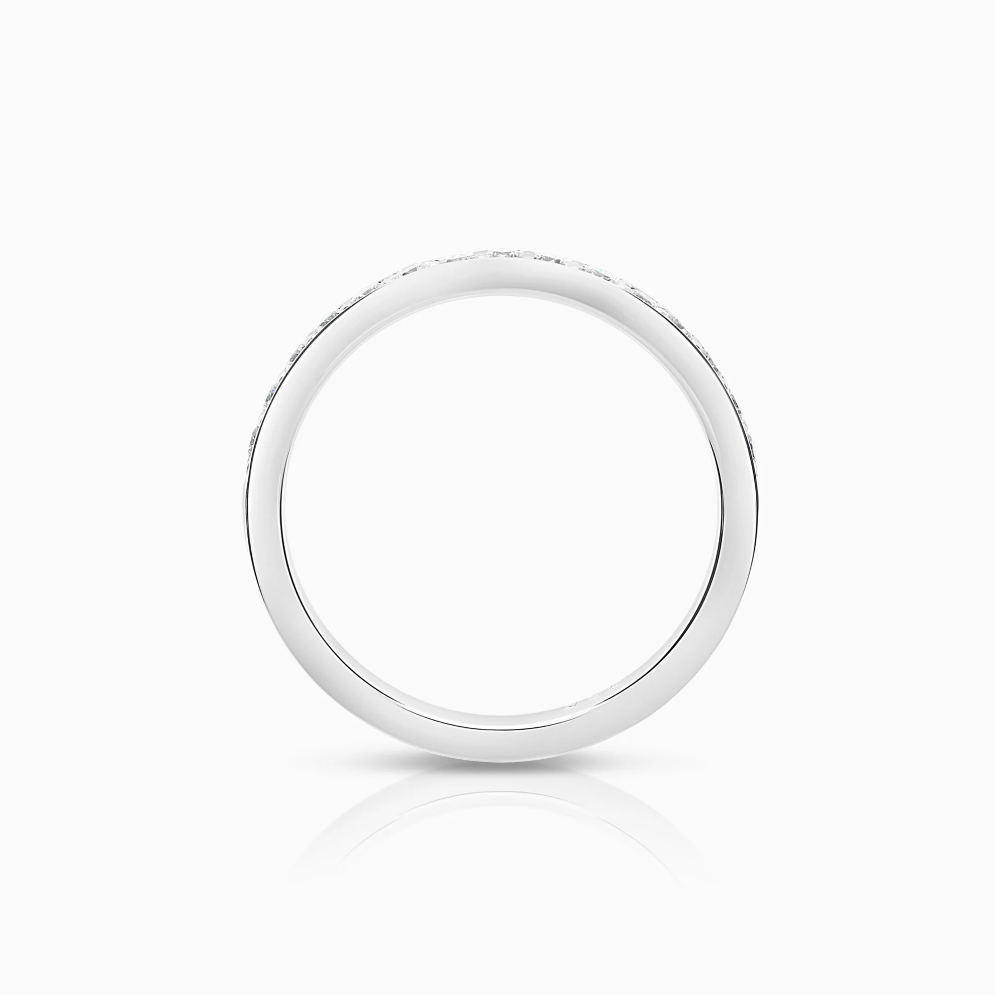 Diamond ring eternity 0.30ct 18K white gold - Image 2