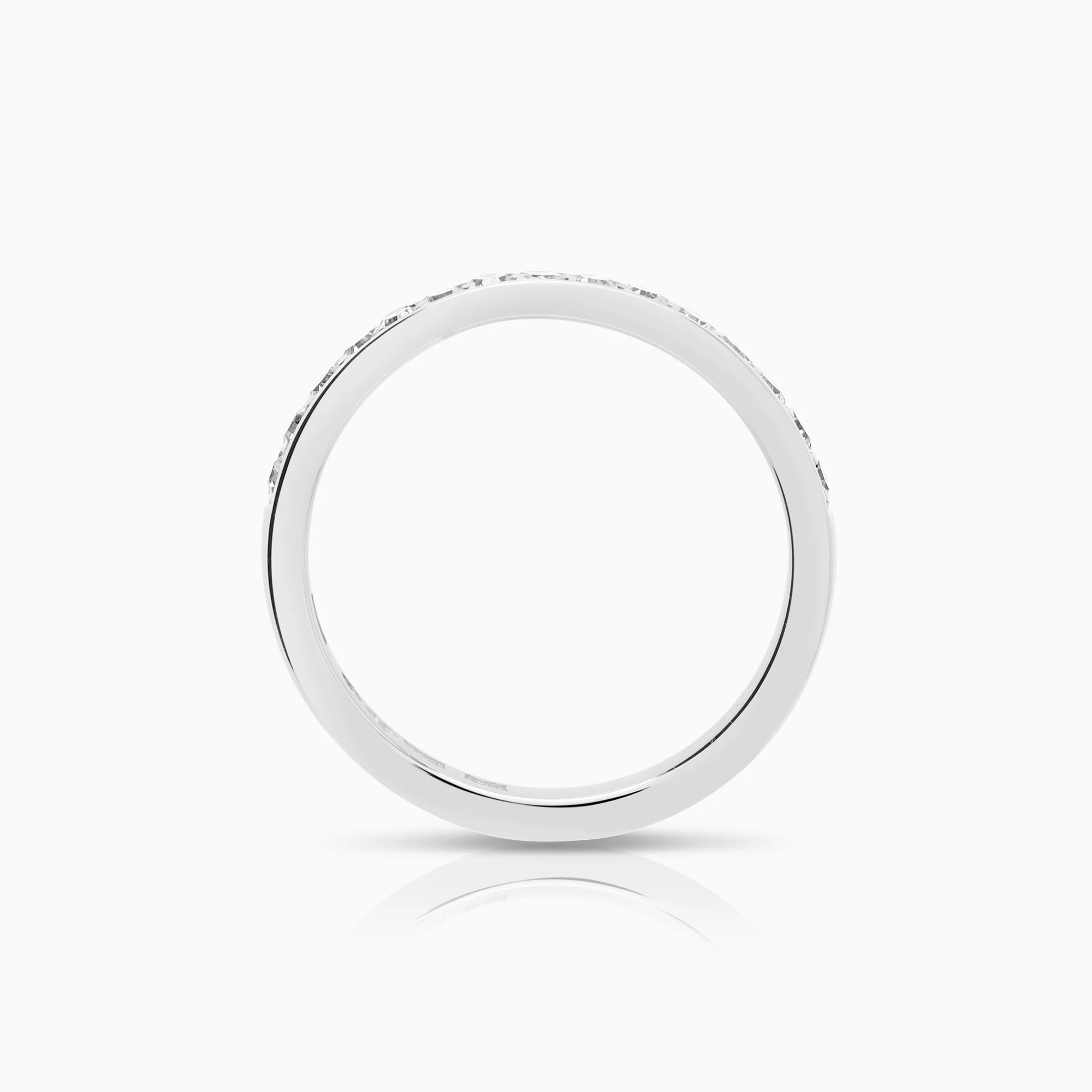 Diamond ring Eternity 0.32ct 18K white gold - Image 2