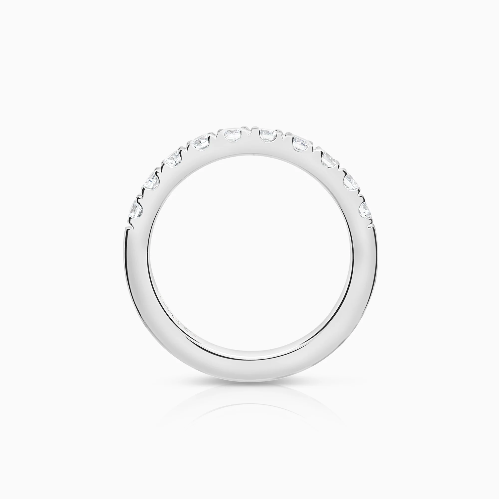 Diamond ring Eternity 0.35ct 18K white gold - Image 2
