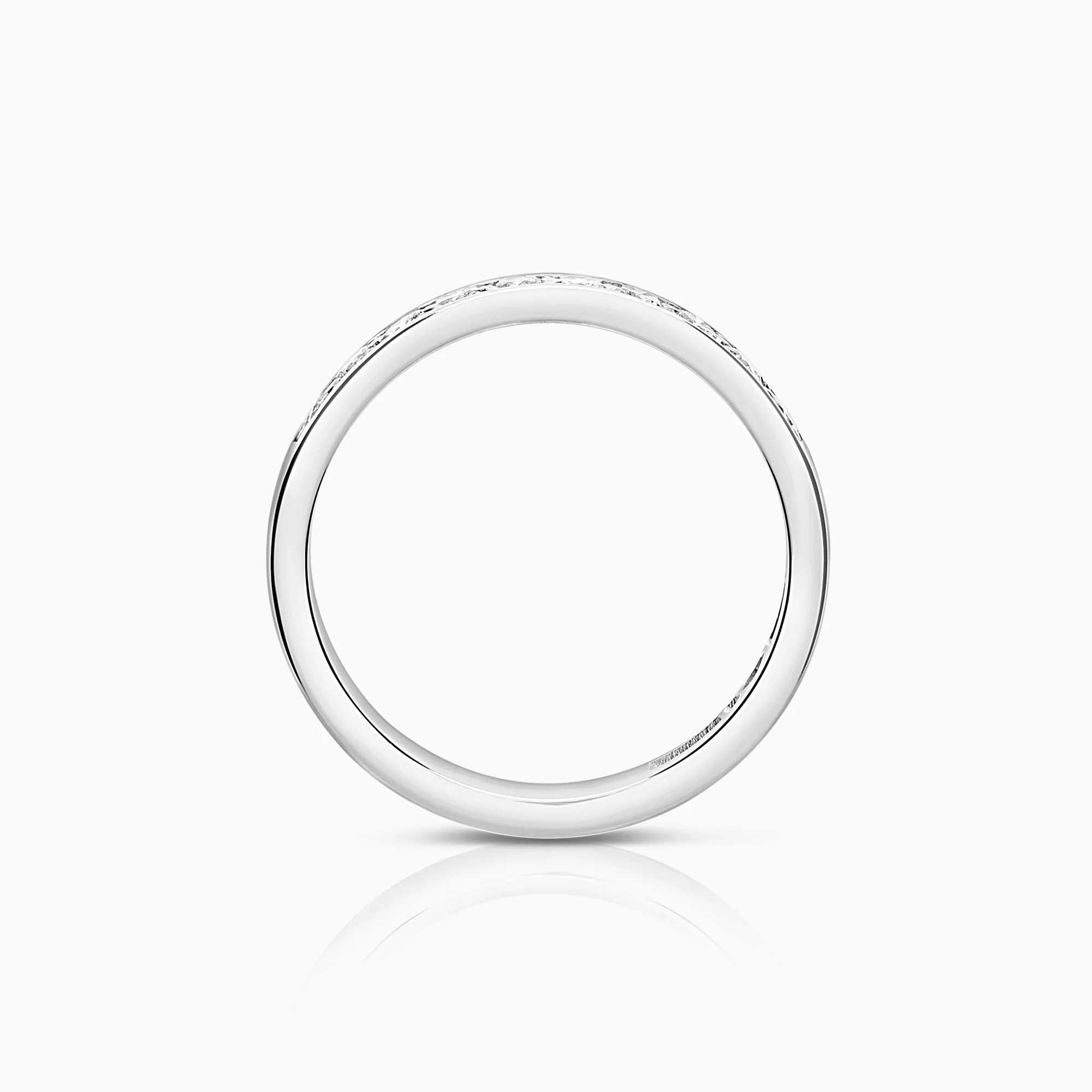 Diamond ring Eternity 0.35ct 18K white gold - Image 2