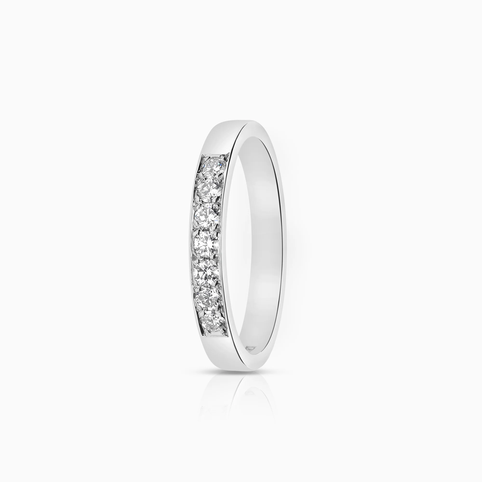 Diamond ring Eternity 0.35ct 18K white gold