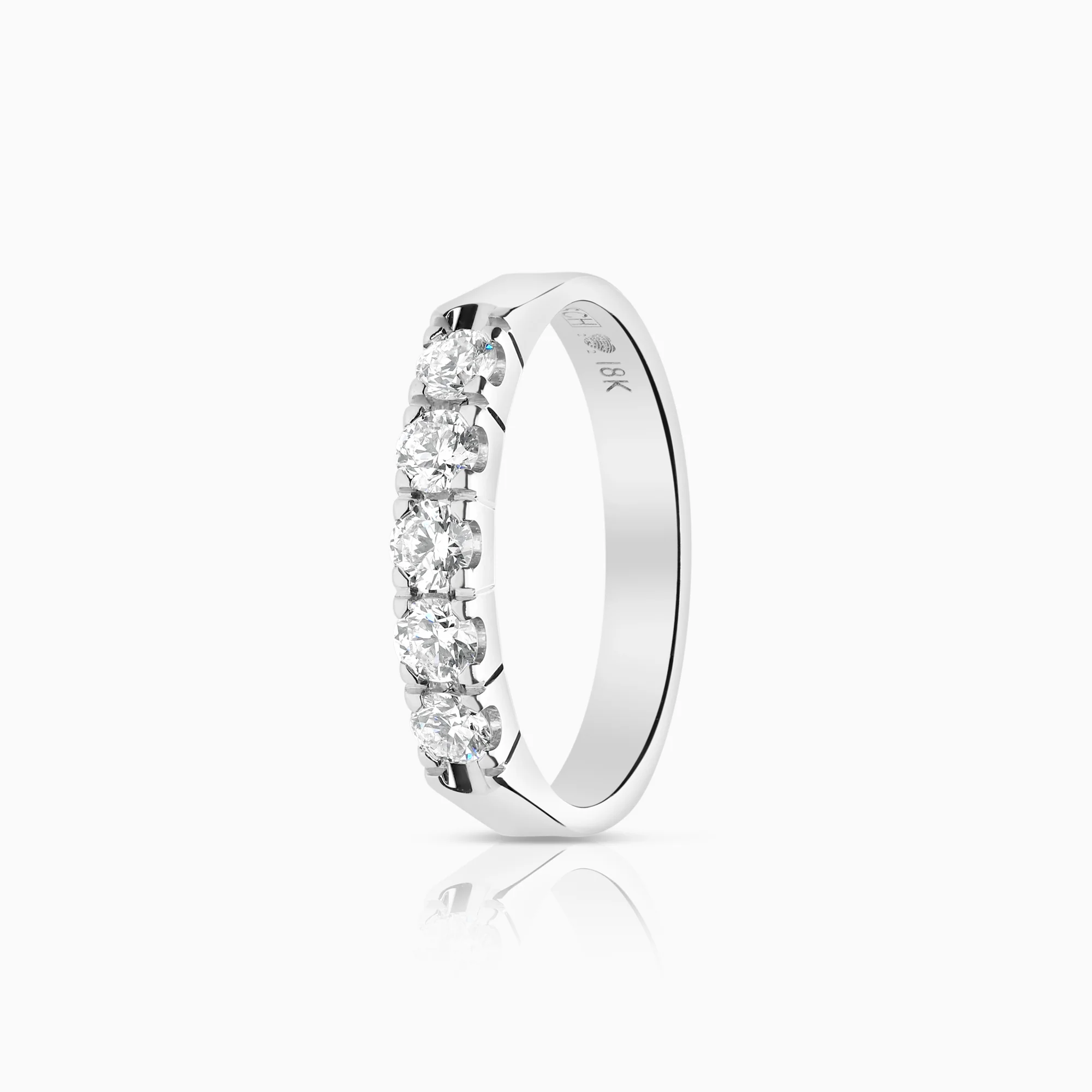 Diamond ring Alliance 0.40ct 18K white gold