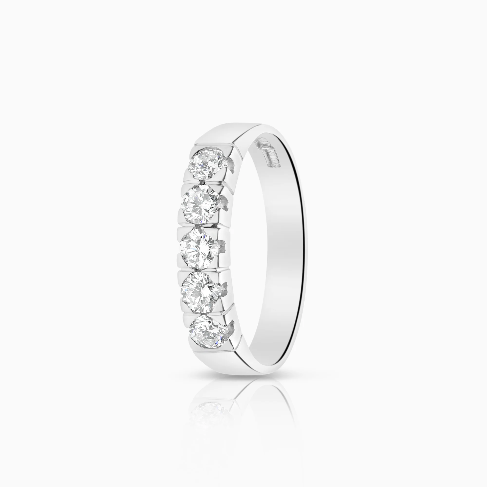 Diamond ring alliance 0.50ct 18K white gold