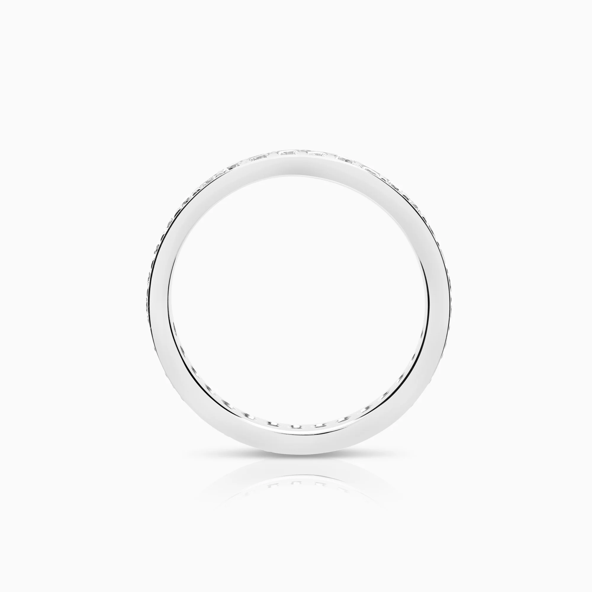 Diamond ring eternity 0.66ct 18K white gold - Image 2