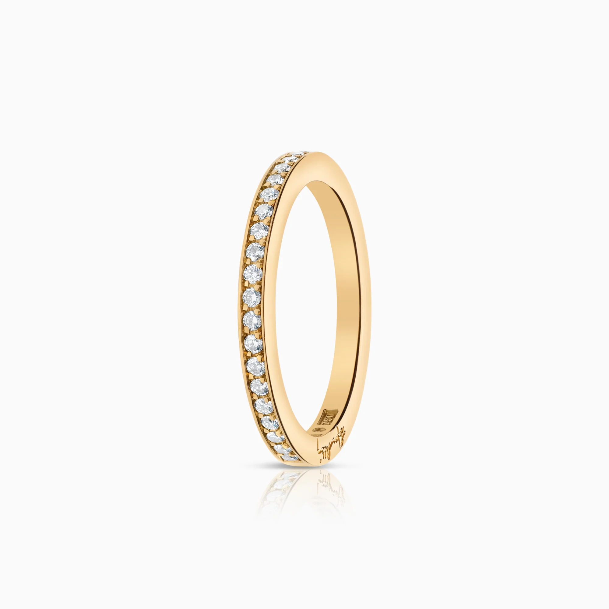 Efva Attling diamond ring 0.21ct 18K gold