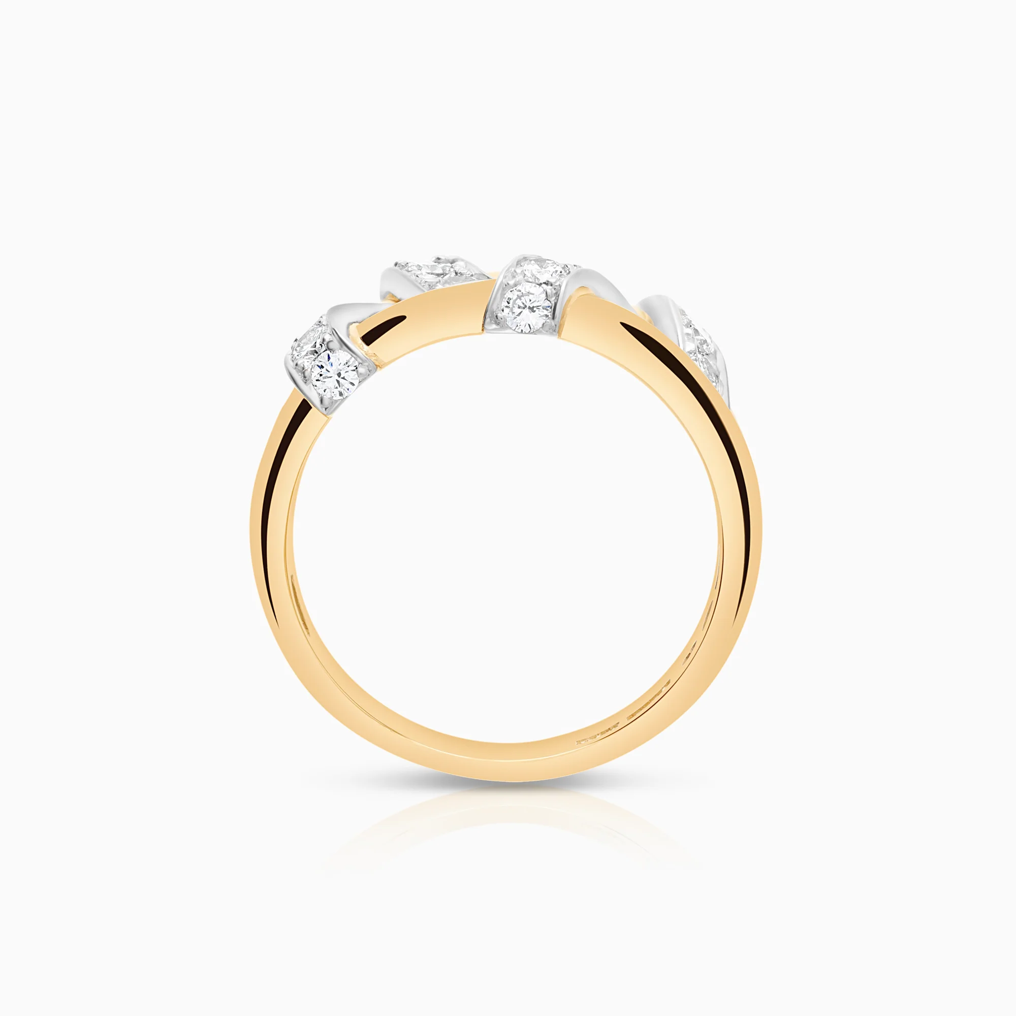 Diamond ring Serpentin from Engelbert 0.66ct 18K gold - Image 3