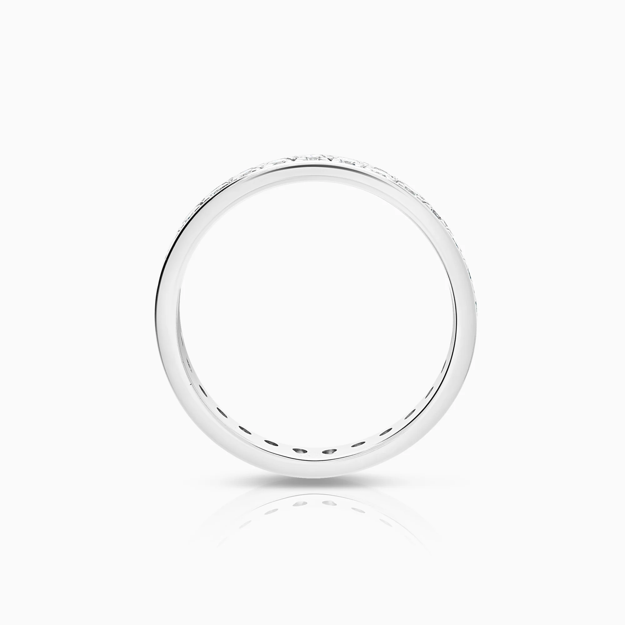 Diamond ring full eternity 0.58ct 18K white gold - Image 2