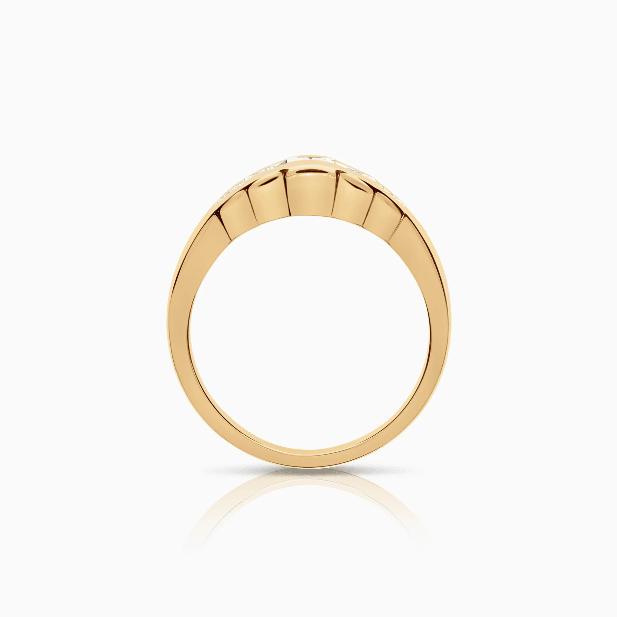 Princess diamond ring 0.50ct 18K gold - Image 2