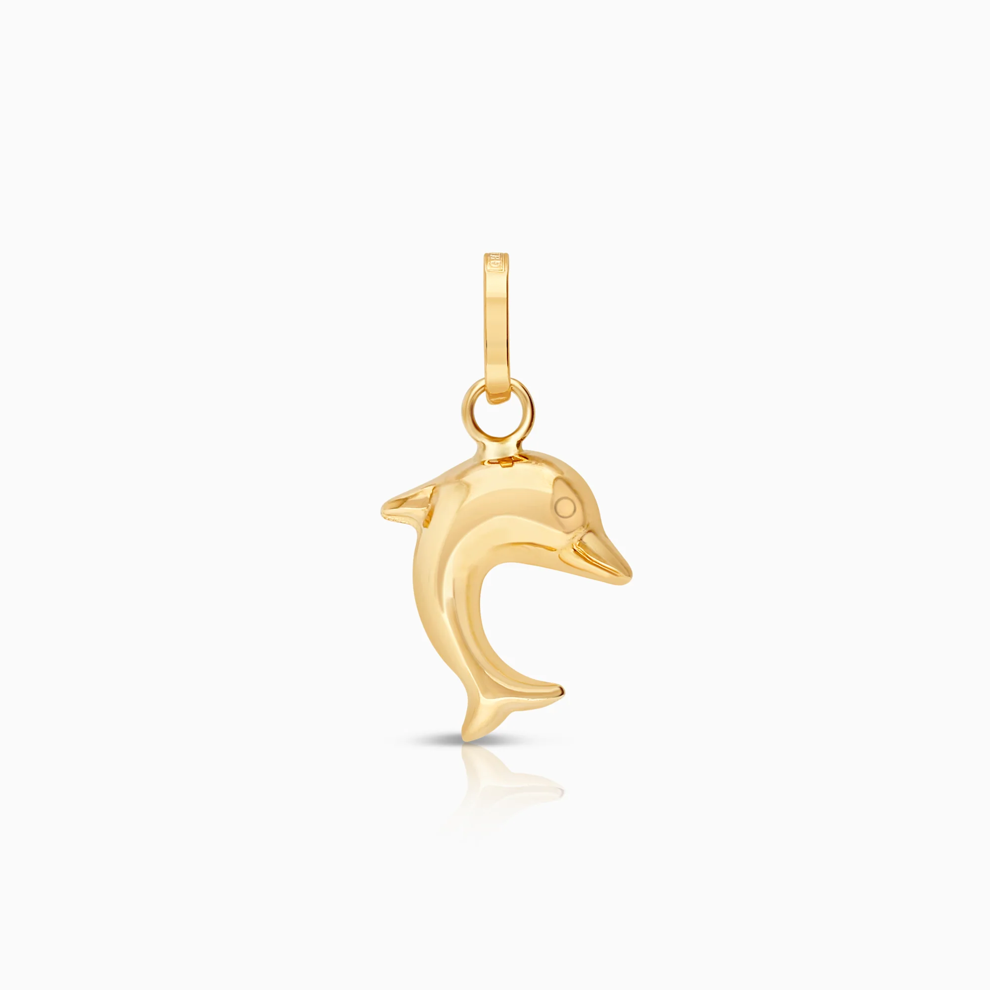 Dolphin pendant 0.32g 18K gold
