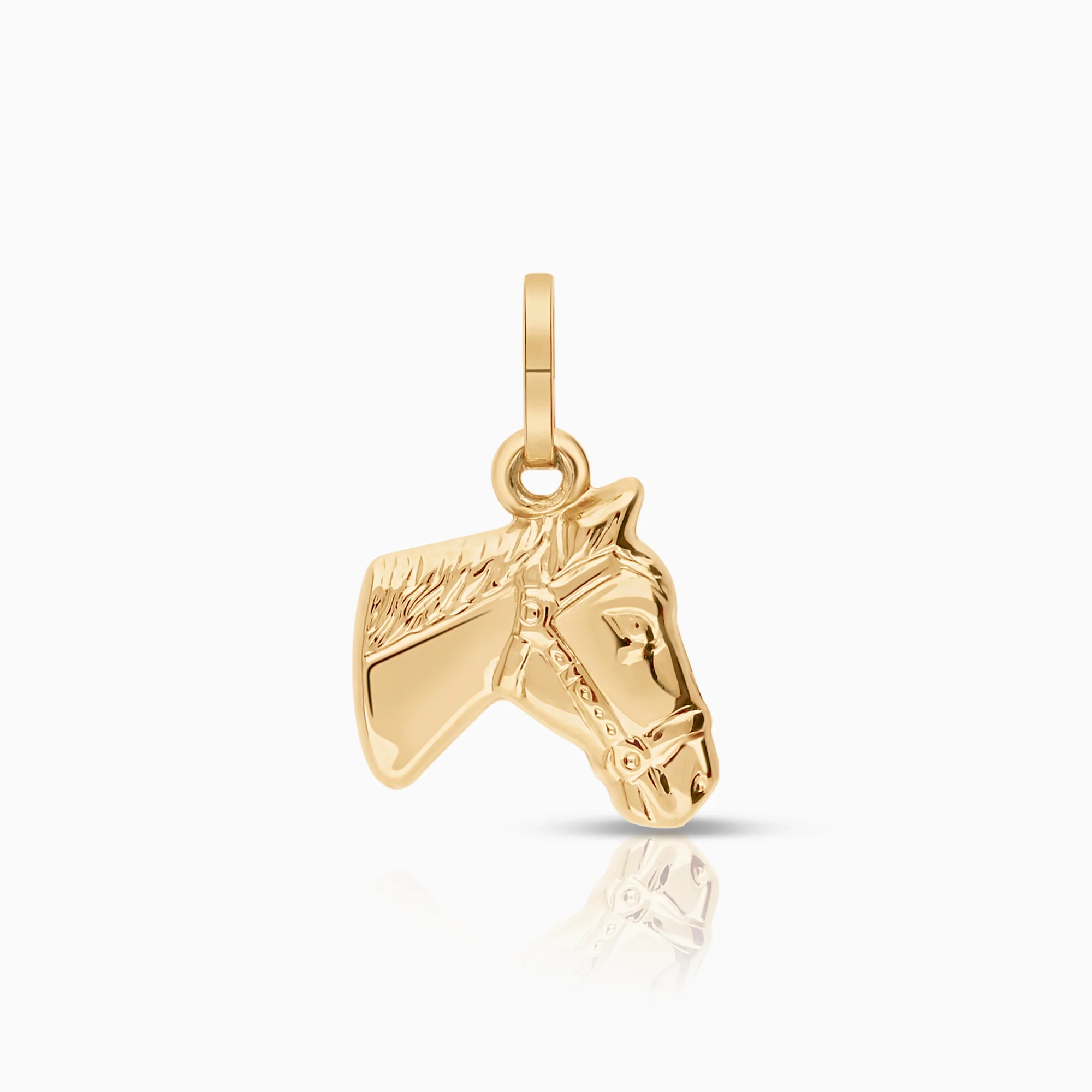 Horse pendant 0.45g 18K gold