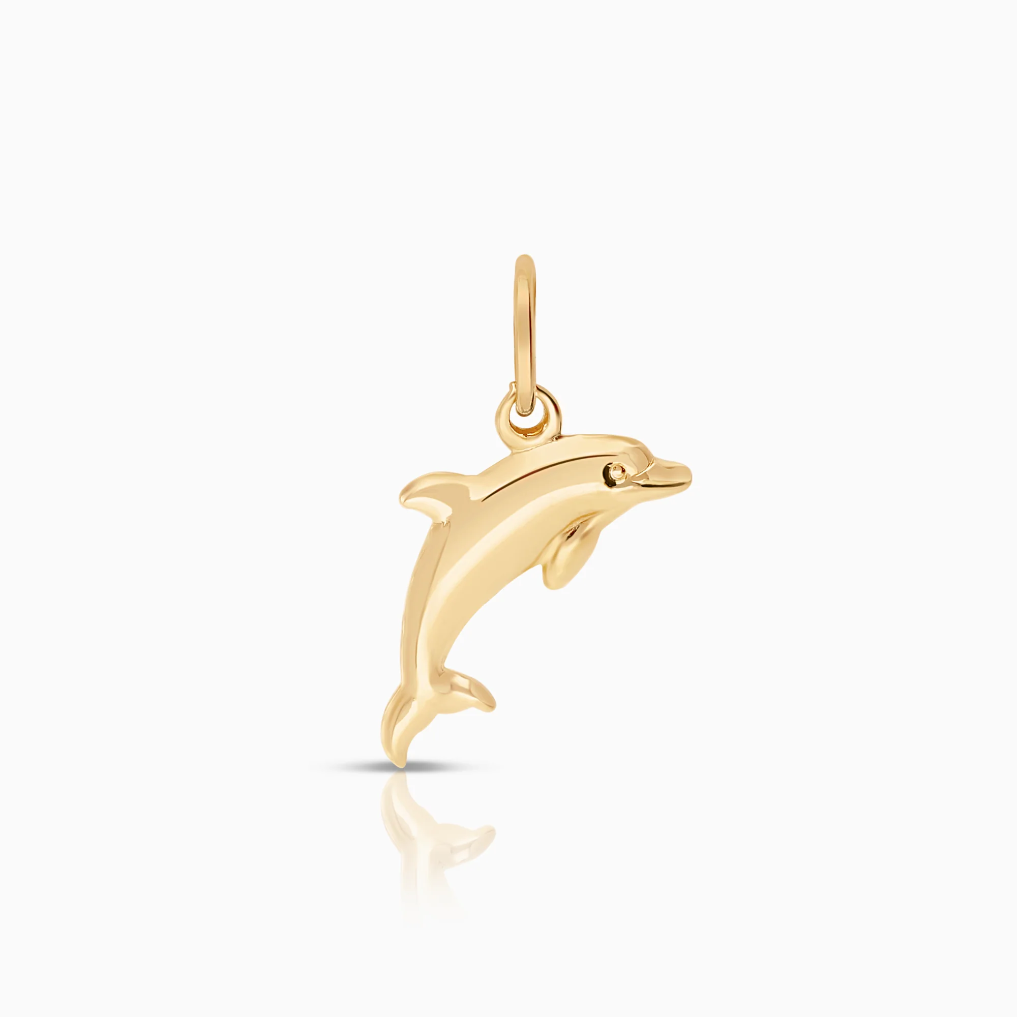 Dolphin pendant 0.77g 18K gold