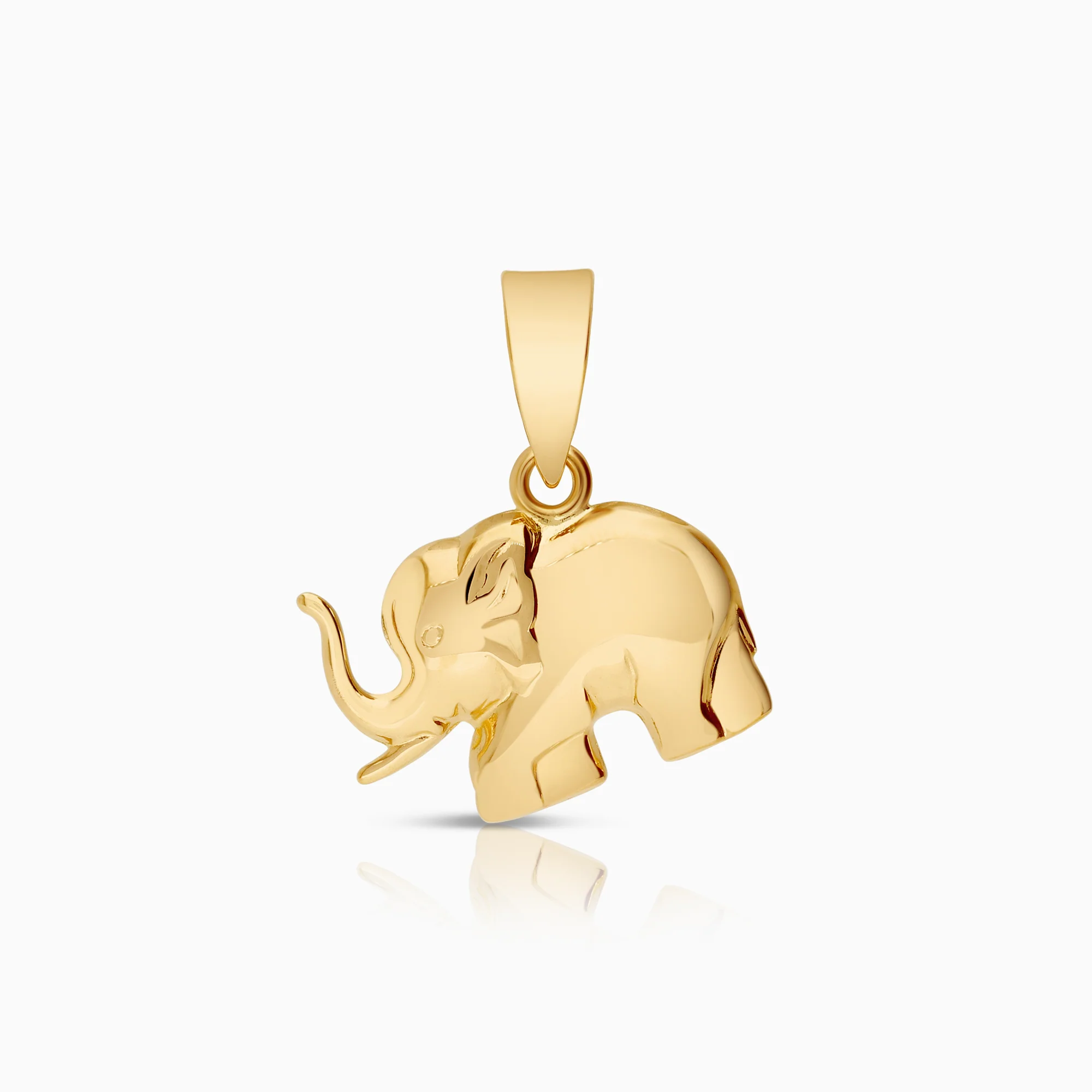 Elephant pendant 0.80g 18K gold