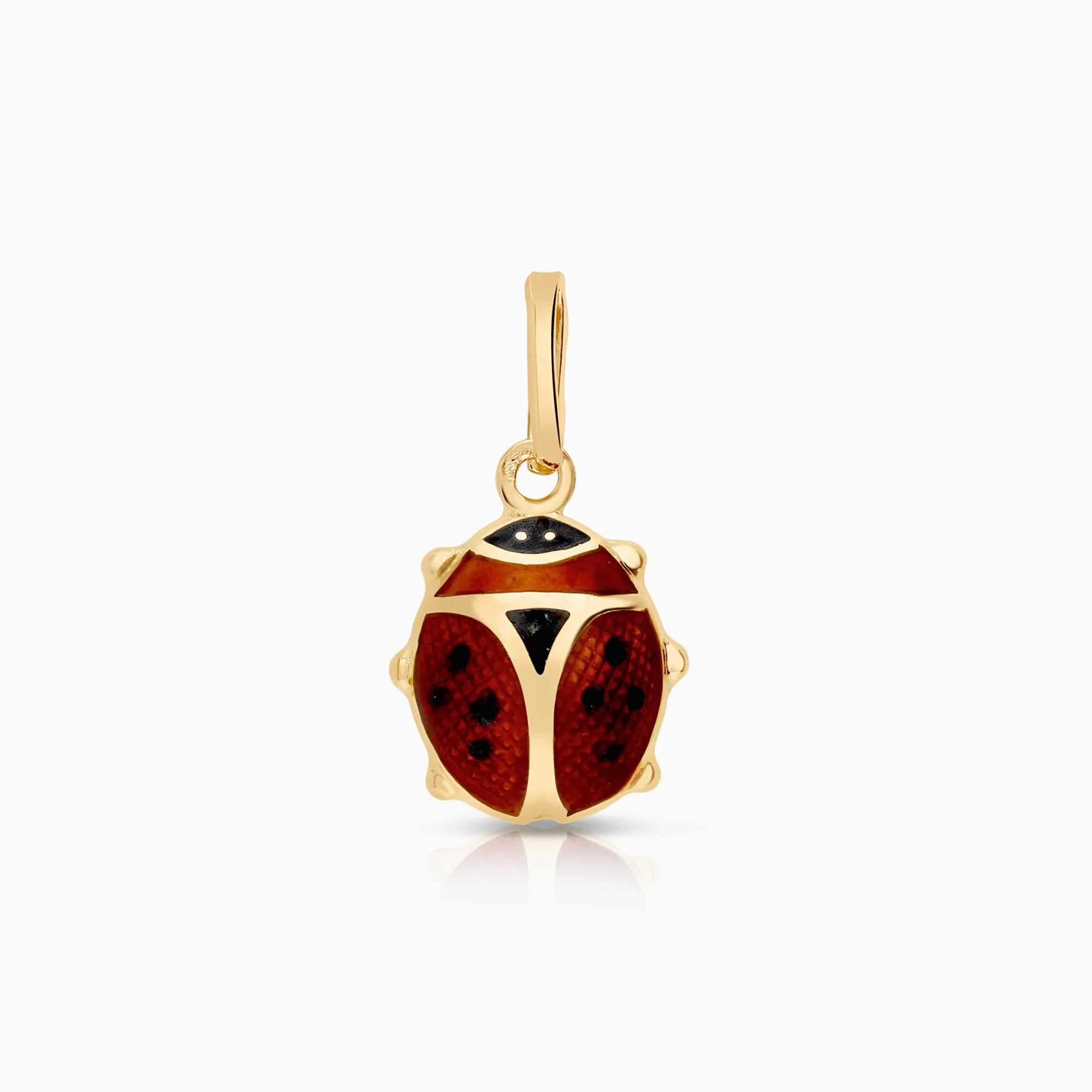 Ladybug pendant 0.80g 18K gold